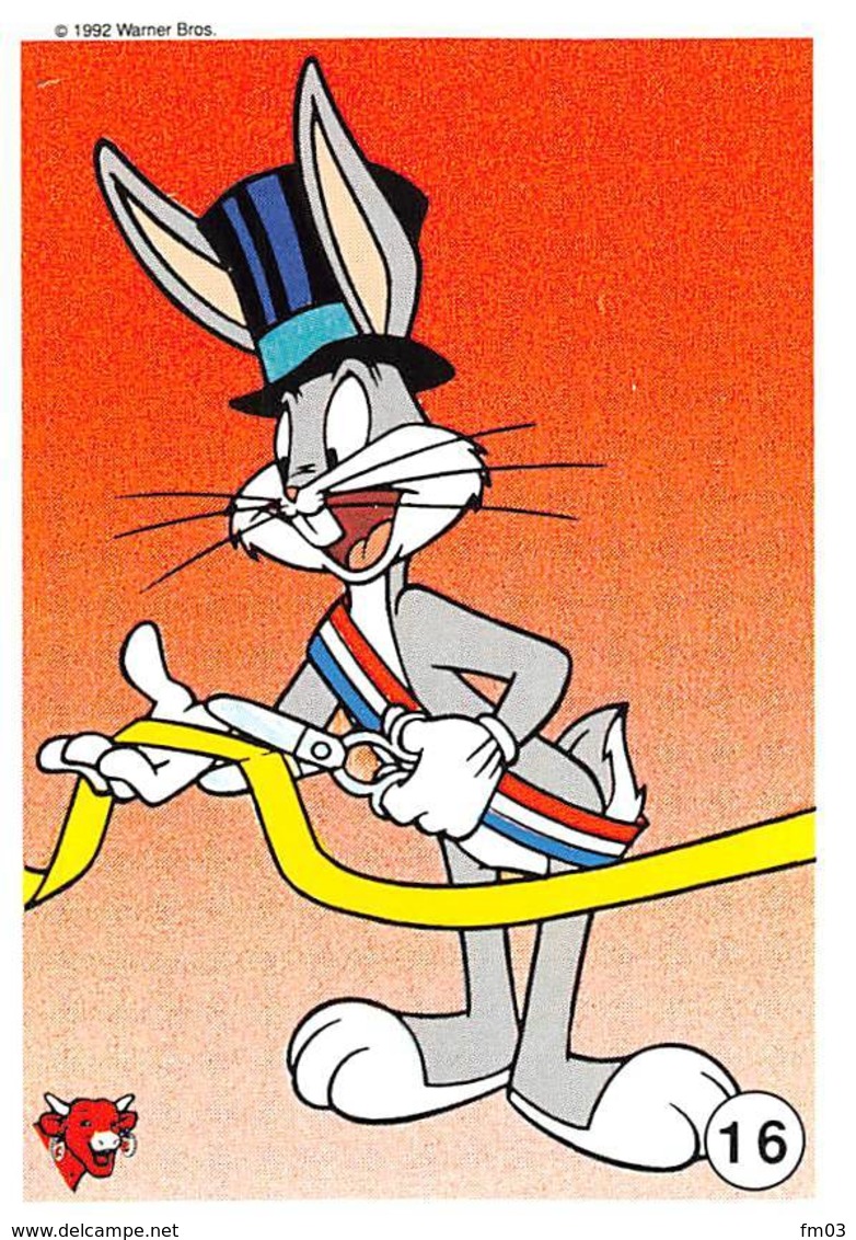 magie Bugs Bunny série complète 20 images la Vache Qui Rit Fromagerie Bel 1992 Warner