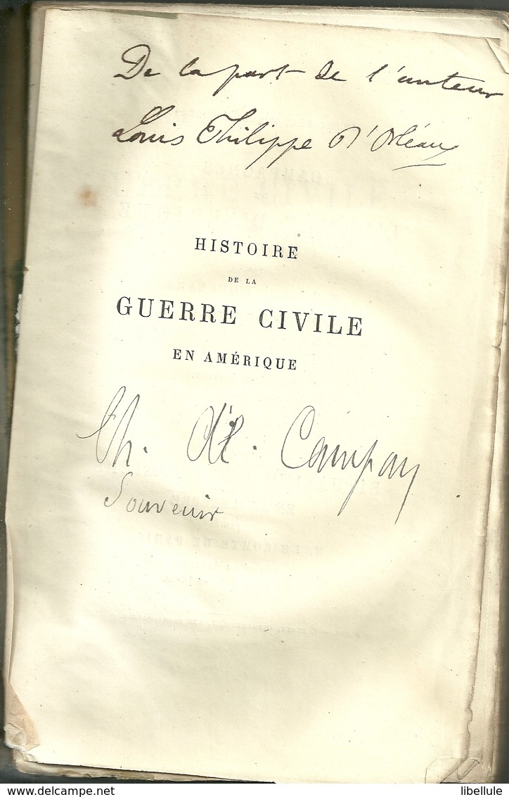 M. Le Comte De Paris : Histoire De La Guerre Civile En Amérique. Tome Premier - 1801-1900