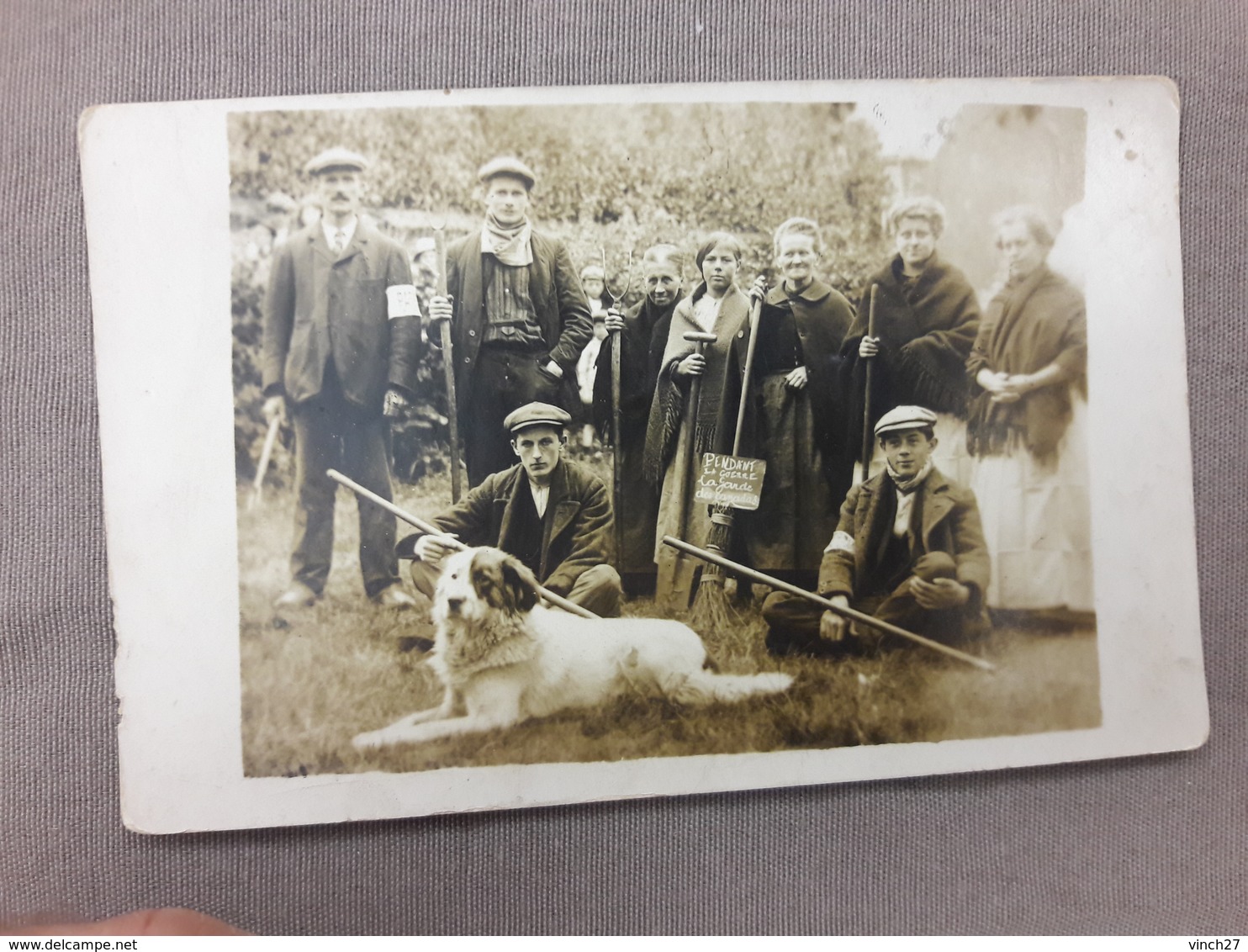 Carte Photo Ransart Guerre 14 18 Gardes Des Canadas Charleroi - Charleroi