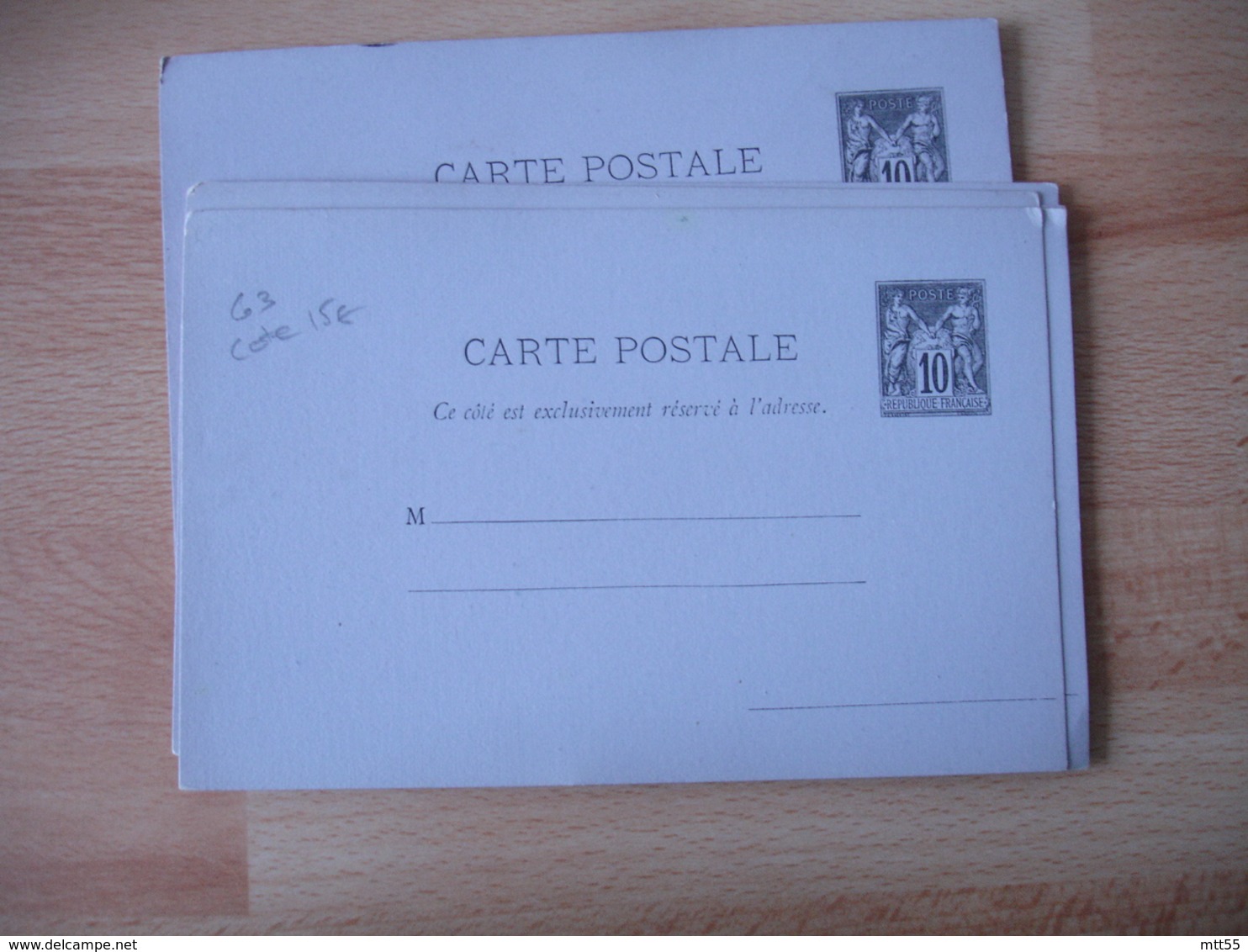 Lot De 6 Sage Couleur Violine Entier Postal Entiers Postaux - Lots Et Collections : Entiers Et PAP