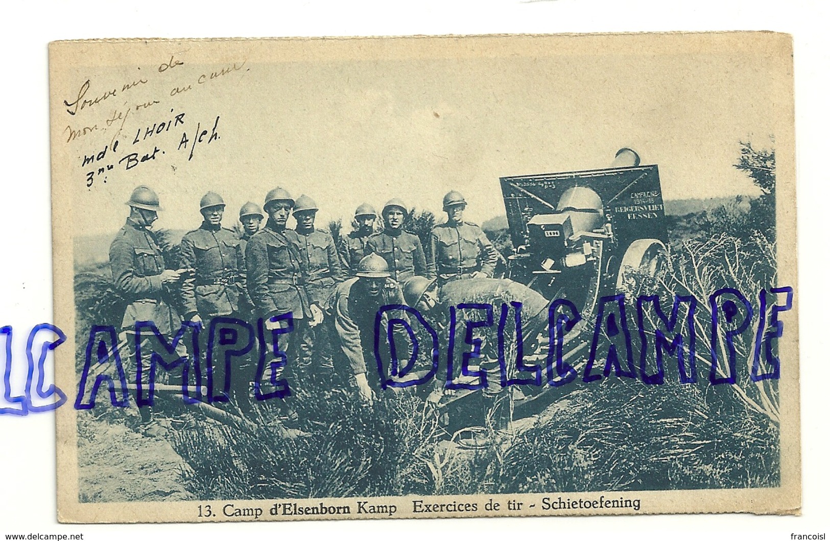 Camp D'Elsenborn Kamp. Exercices De Tir. Schietoefening. Edit. Marx & Niessen - Elsenborn (camp)