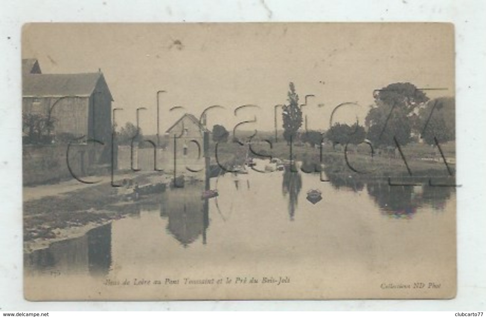 Nantes (44) : Bras De Loire Au Pont Toussaint Et Le Pré Du Bois-Joli Env 1910  PF. - Nantes