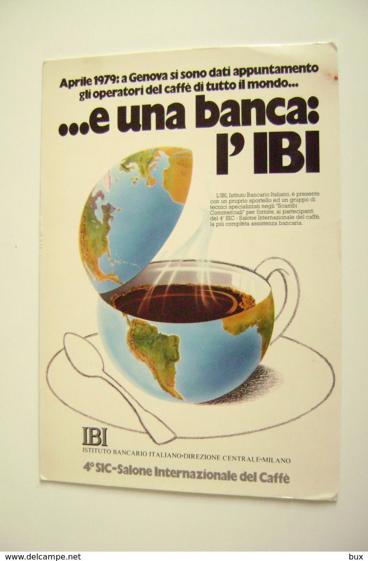 1979 GENOVA  4° SIC  SALONE INTERNAZIONALE DEL CAFFE'  NON   VIAGGIATA PUB  PUBBLICITA - Negozi