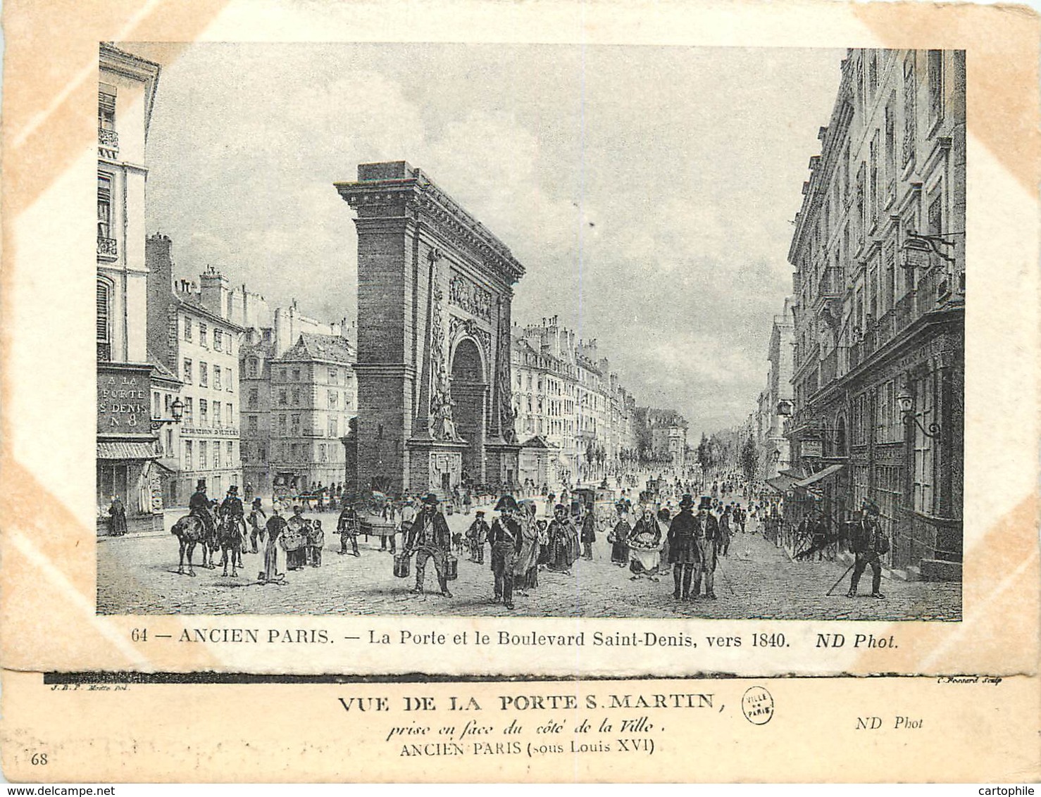 75 - PARIS - Beau lot de 50 cartes postales de l'Ancien Paris - Série ND Photo