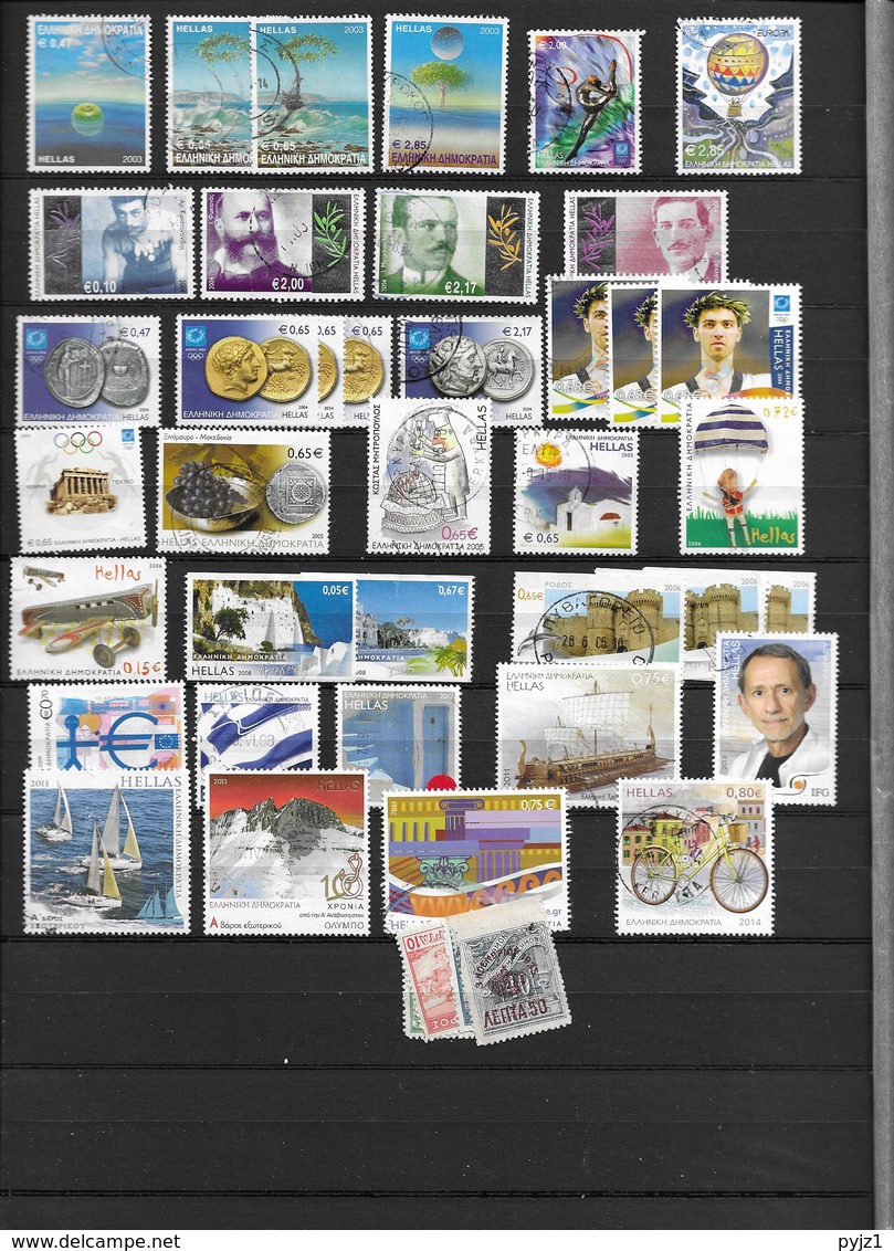 Greece USED (7 scans) + MNH (2 scans)