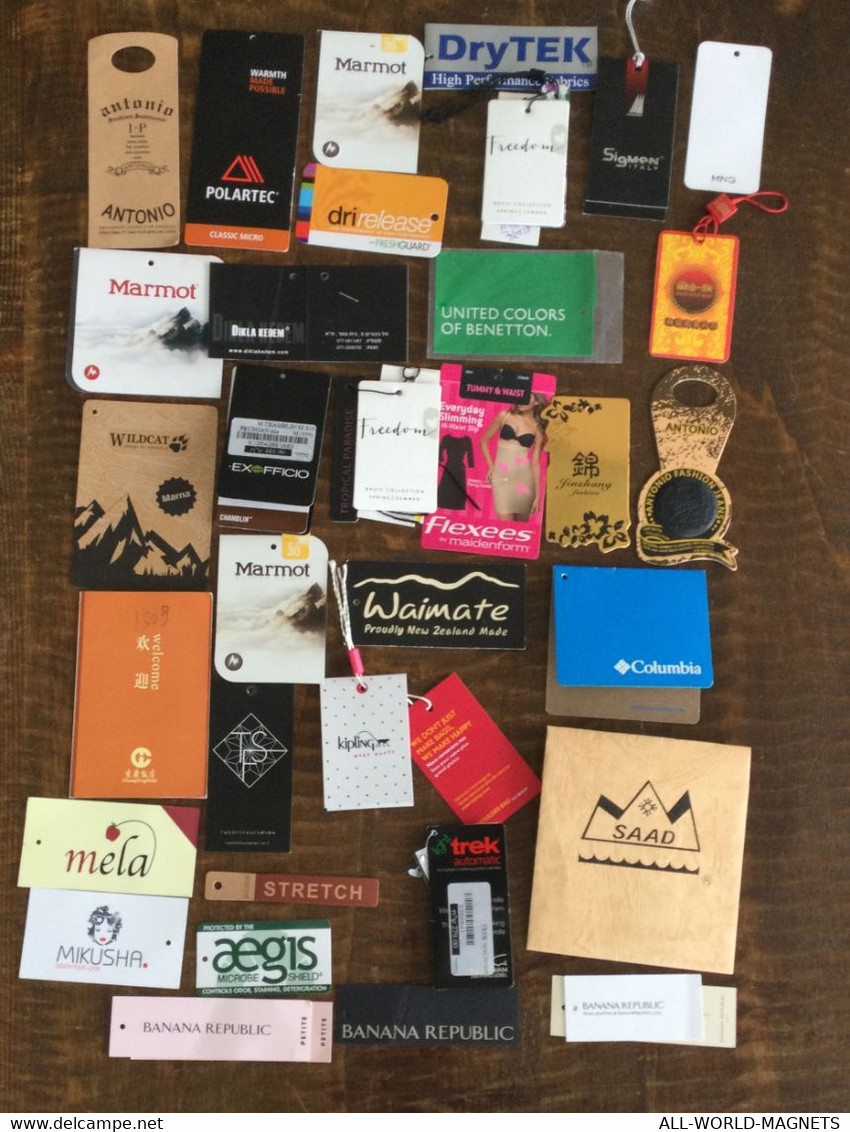 Lot Of 50 Different Labels Price Tags - Autres & Non Classés