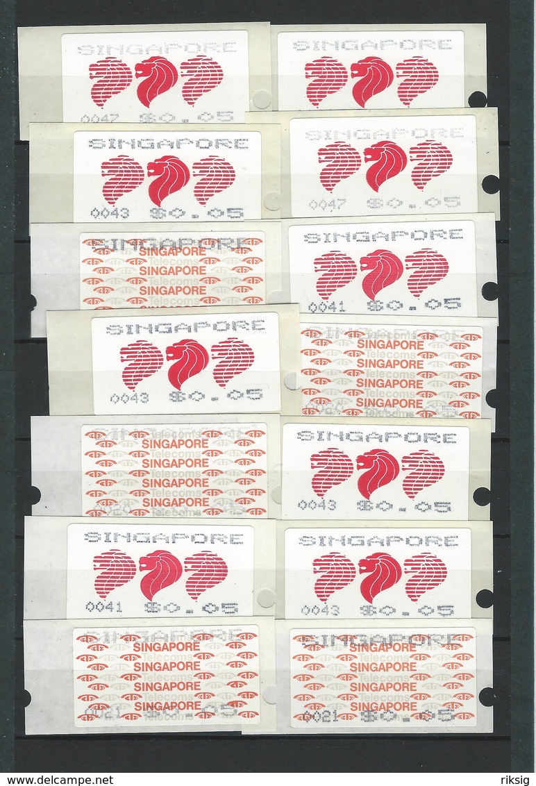 Singapore - ATM/ Frama Stamps. Automatenmarken. Mint. H-1505 - Singapore (1959-...)