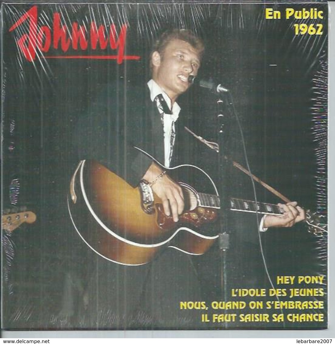 45 Tours EP - JOHNNY HALLYDAY - EPV-7  " JOHNNY EN PUBLIC 1962 " 4 TITRES - Andere - Franstalig