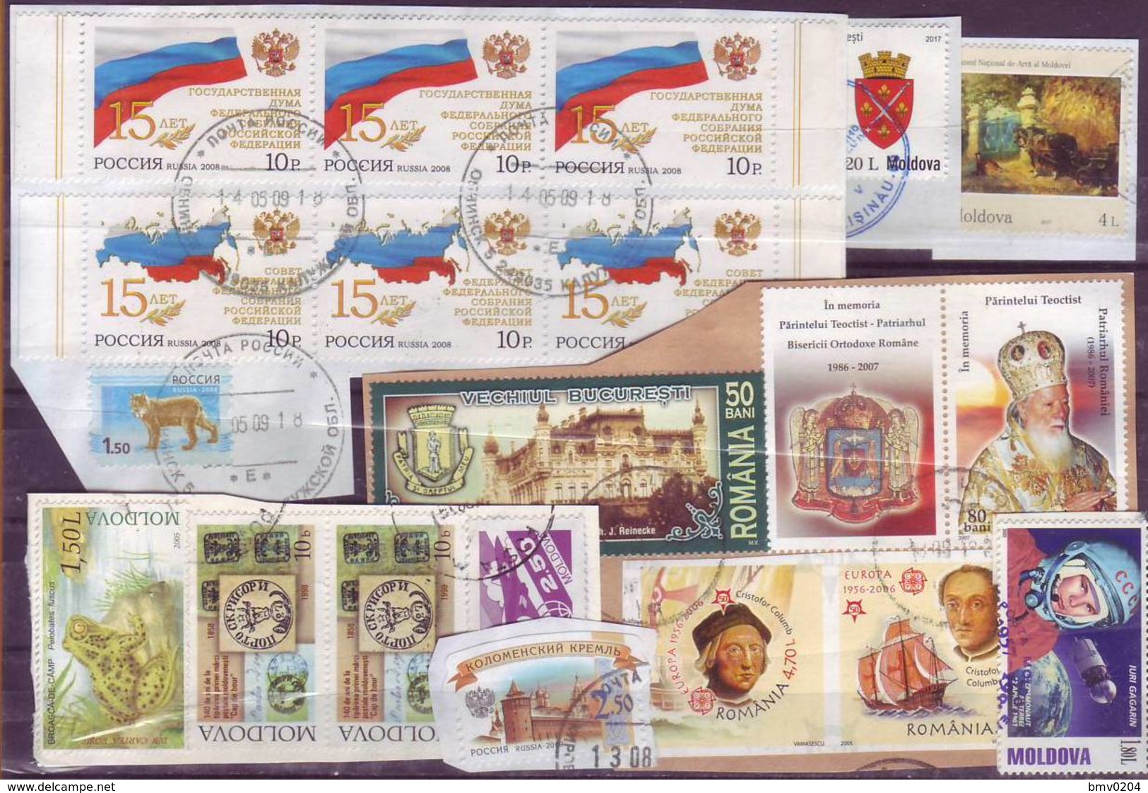 Moldova Moldavie Moldau Romania Russia 20 Stamps Used - Moldova