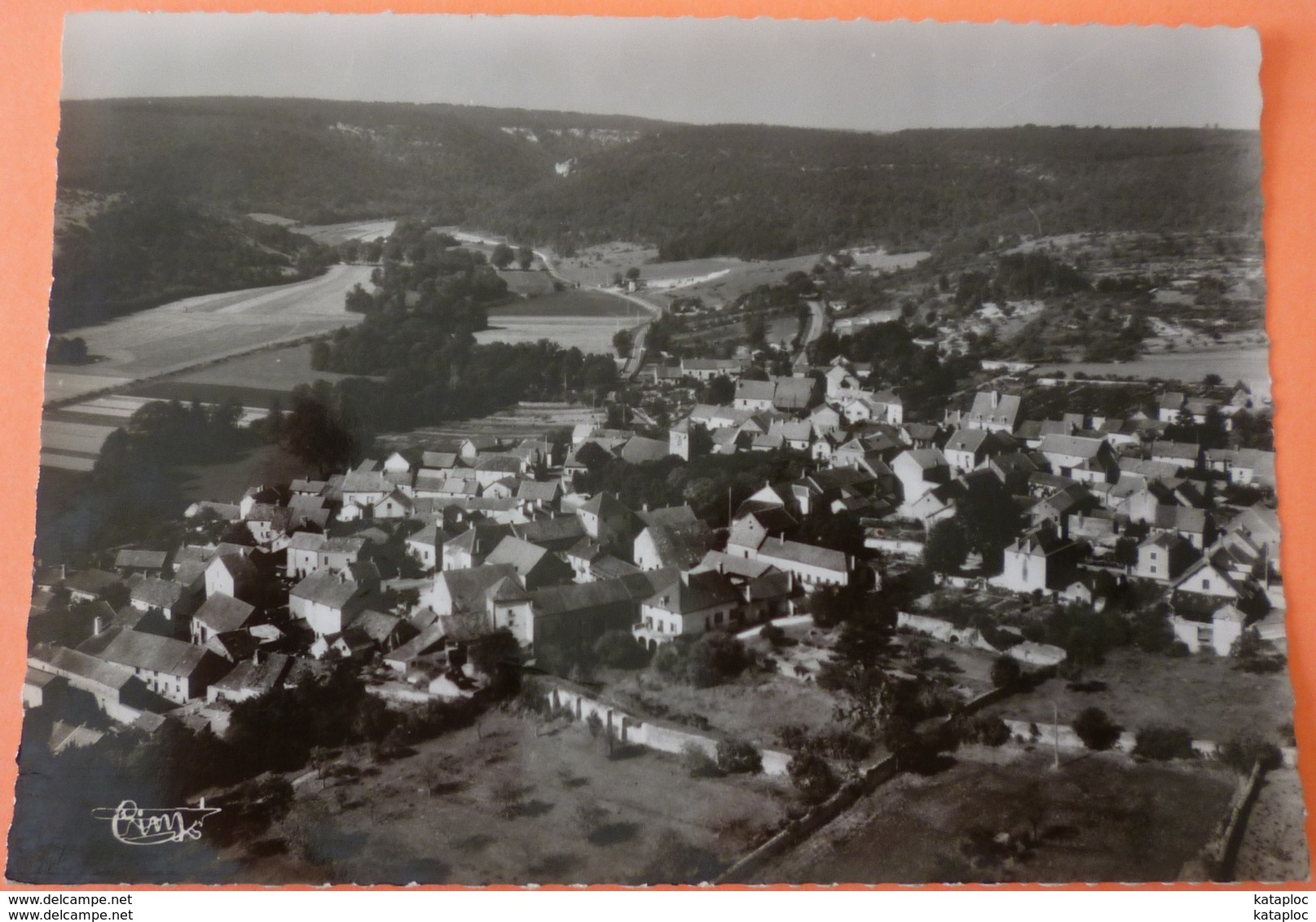 CARTE MESSIGNY - 21 - VUE AERIENNE - 1964 - SCAN RECTO/VERSO - Autres & Non Classés