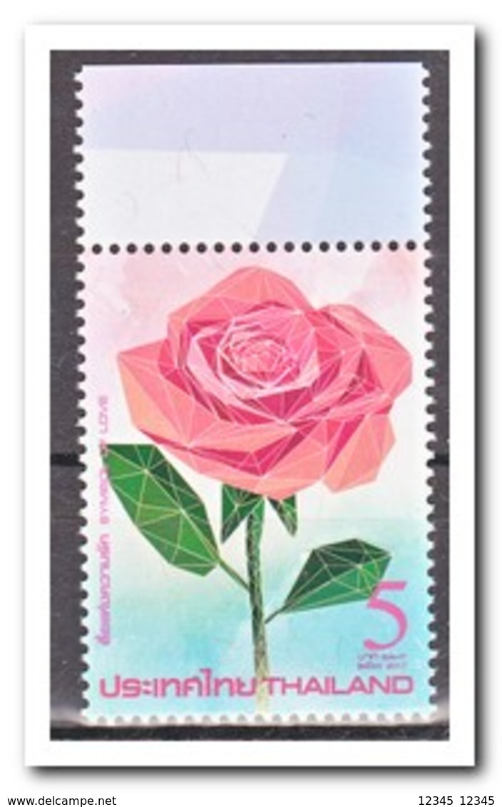 Thailand 2017, Postfris MNH, Symbol Of Love, Flowers, Roses - Thailand