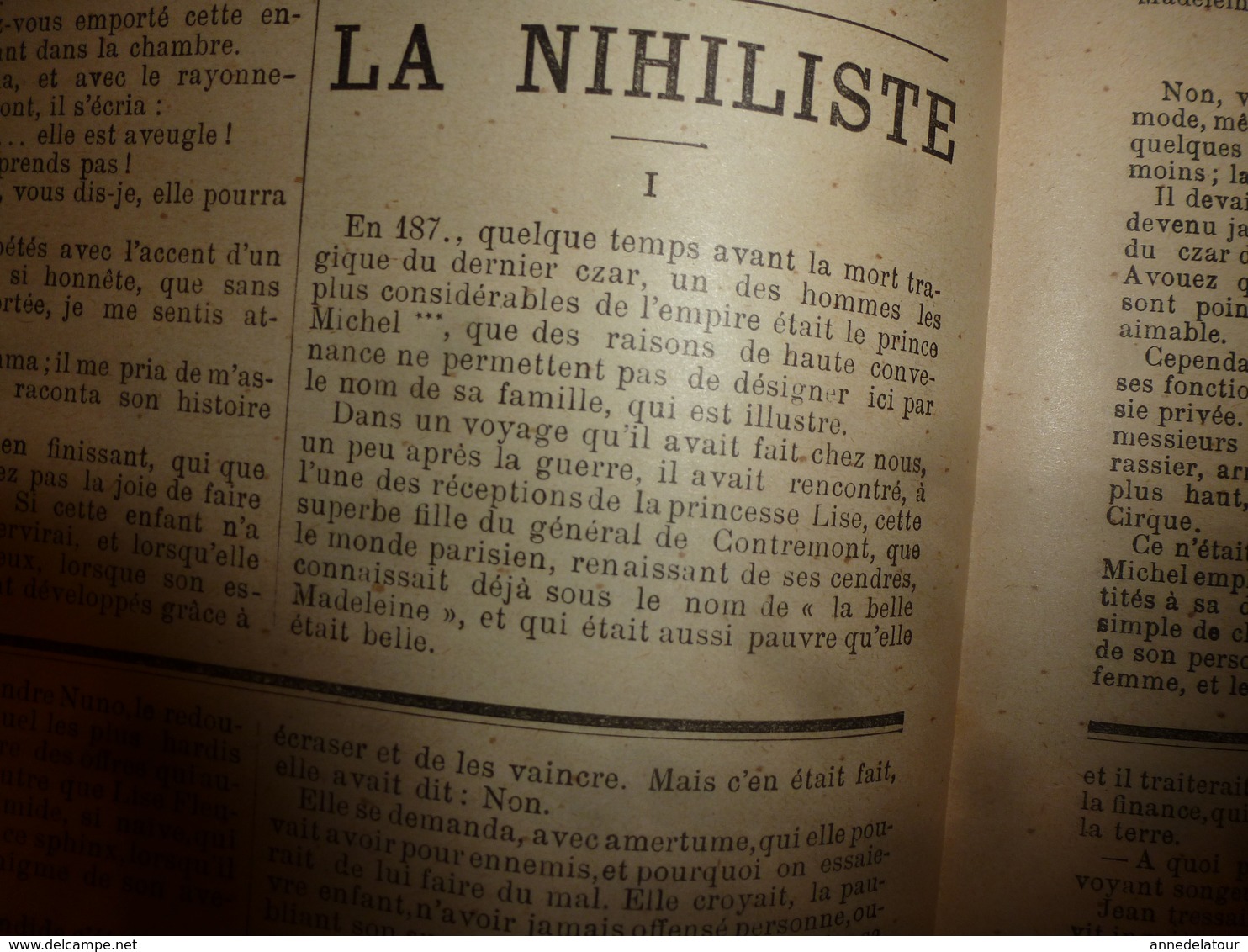 1892 LE PETIT JOURNAL:Terrible grisou à Anderlues;Phare des Sanguinaires;Troupigny à Montrouge,peintre d'écrevisses;etc