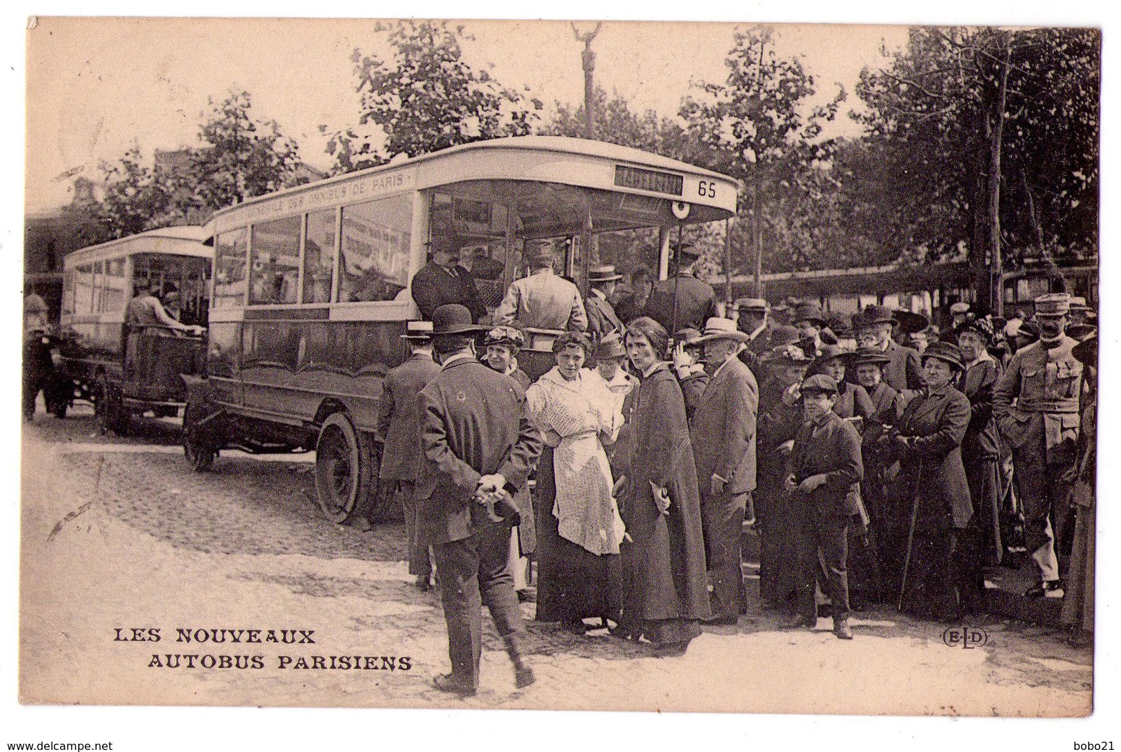 3787 - Paris  ( Transports Urbains En Surface ) -  Les Nouveaux Autobus Parisiens - E.L.D. - - Transport Urbain En Surface