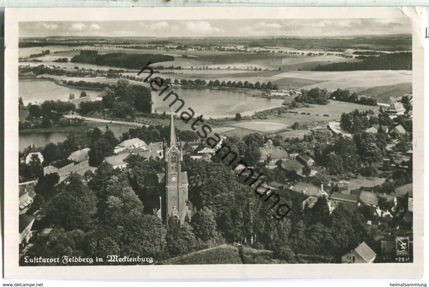 Luftkurort Feldberg - Luftaufnahme - Foto-AK - Verlag Klinke & Co Berlin - Feldberg