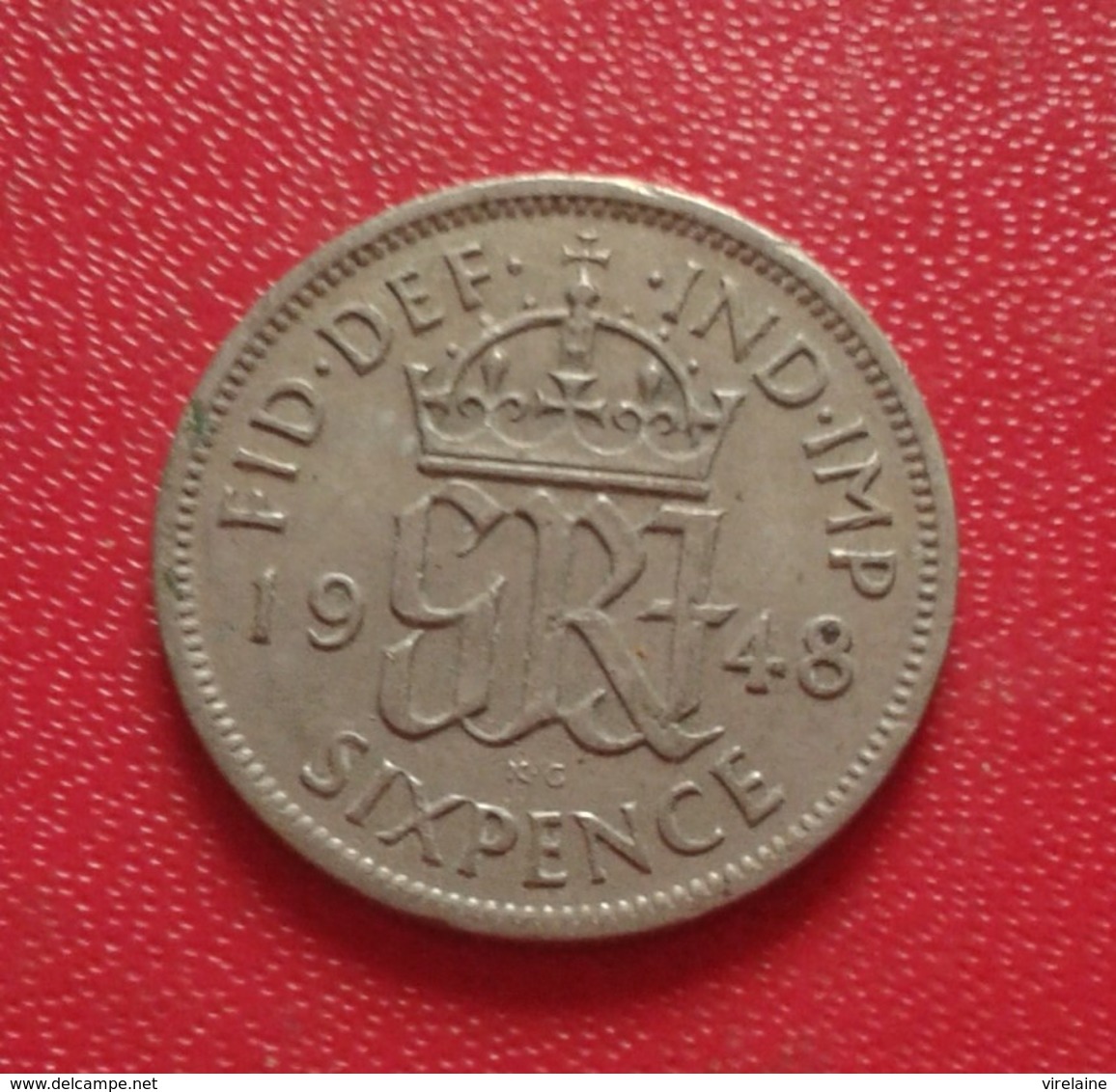 GRANDE BRETAGNE SIX 6 Pence 1948  (B3 - 36) - H. 6 Pence