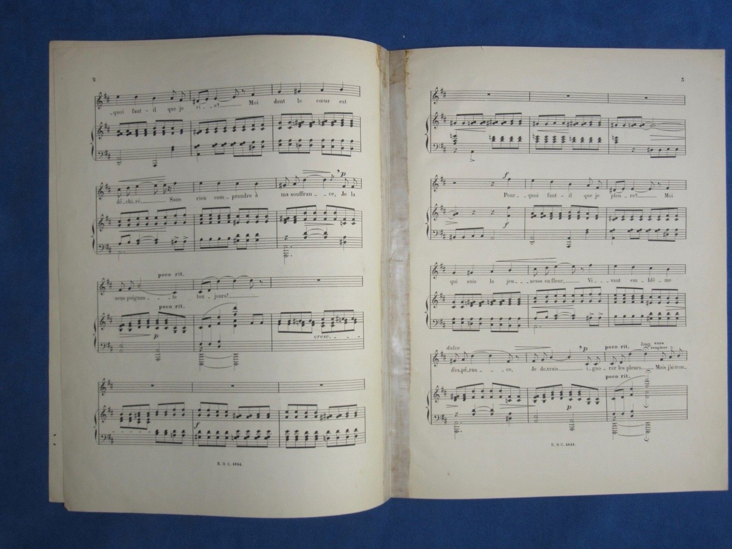 CAF CONC CHANT PIANO GF PARTITION CÉCILE CHAMINADE THÉNARD ESTHER TALLISER 1901 ILL BARABANDY - Autres & Non Classés