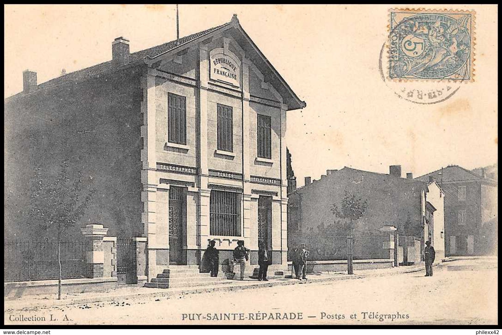 4564 Carte Postale (postcard) Bouches Du Rhone Le Puy-Sainte-Réparade N°111 Pour Vidauban VAR 1906 - 1877-1920: Période Semi Moderne