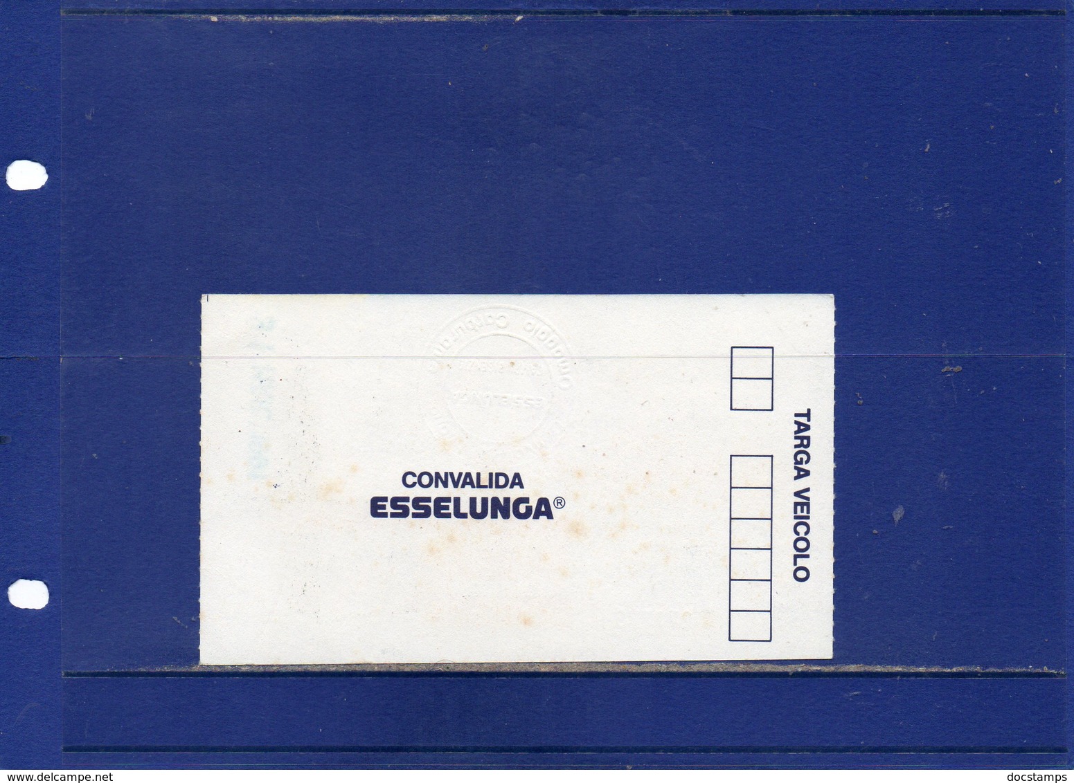 ##(DAN191)-Italia 1991-Buono Carburante L.2500 Rilasciato Da Esselunga Campi Bisenzio Utilizzabile IP Capalle - Coches