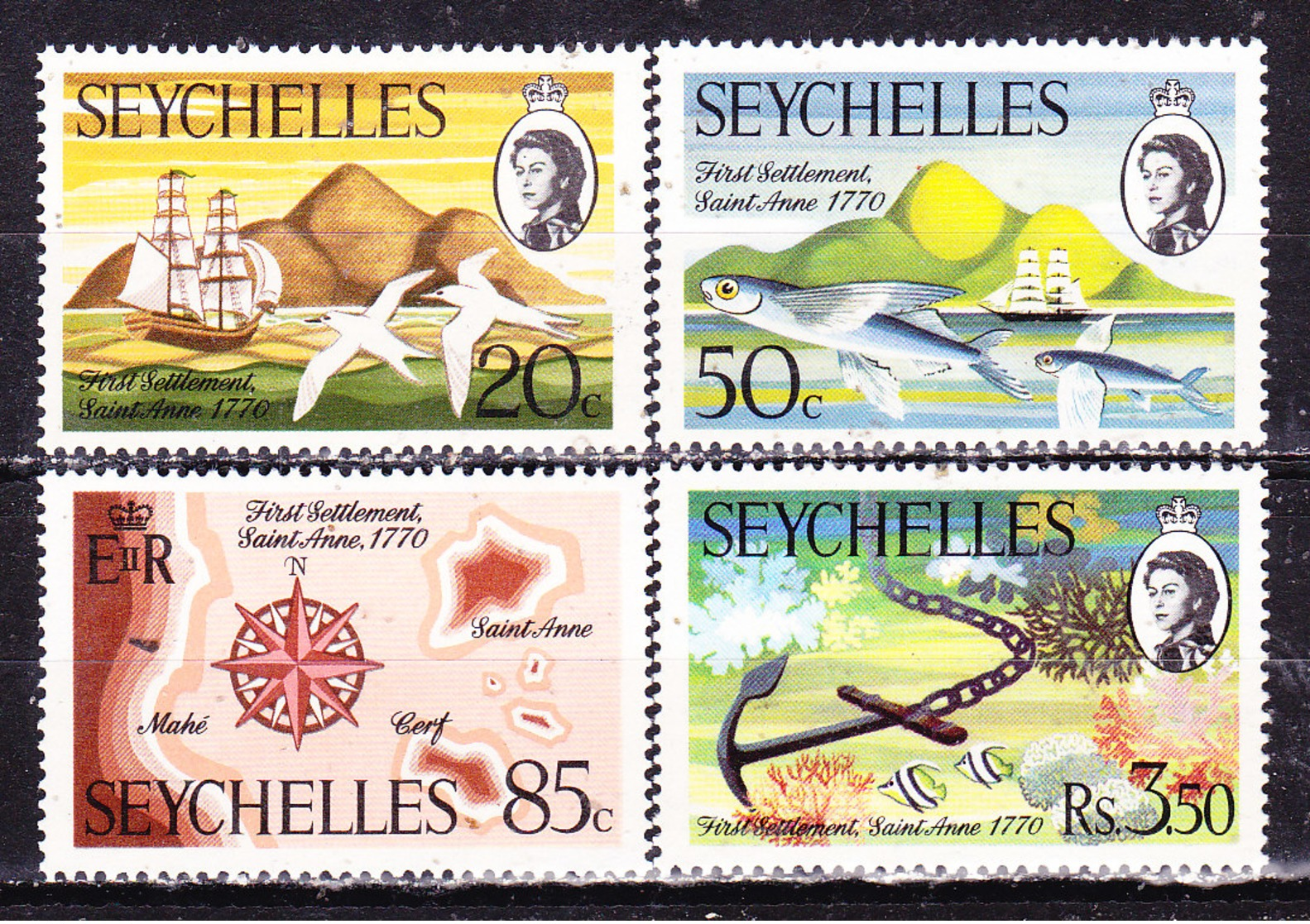 Seychelles 1970 Serie Completa Nuova MLLH - Seychelles (...-1976)