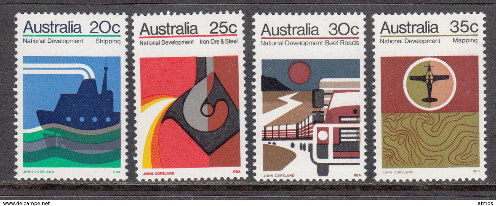 Australia MNH Michel Nr 522/25 From 1973 / Catw 8.50 EUR - Nuevos