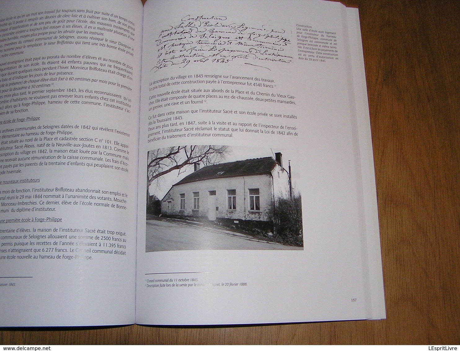 SELOIGNES ET FORGE PHILIPPE Régionalisme Gare Saboterie Forges Fourneau Laiterie Maison Communale Histoire Industrie