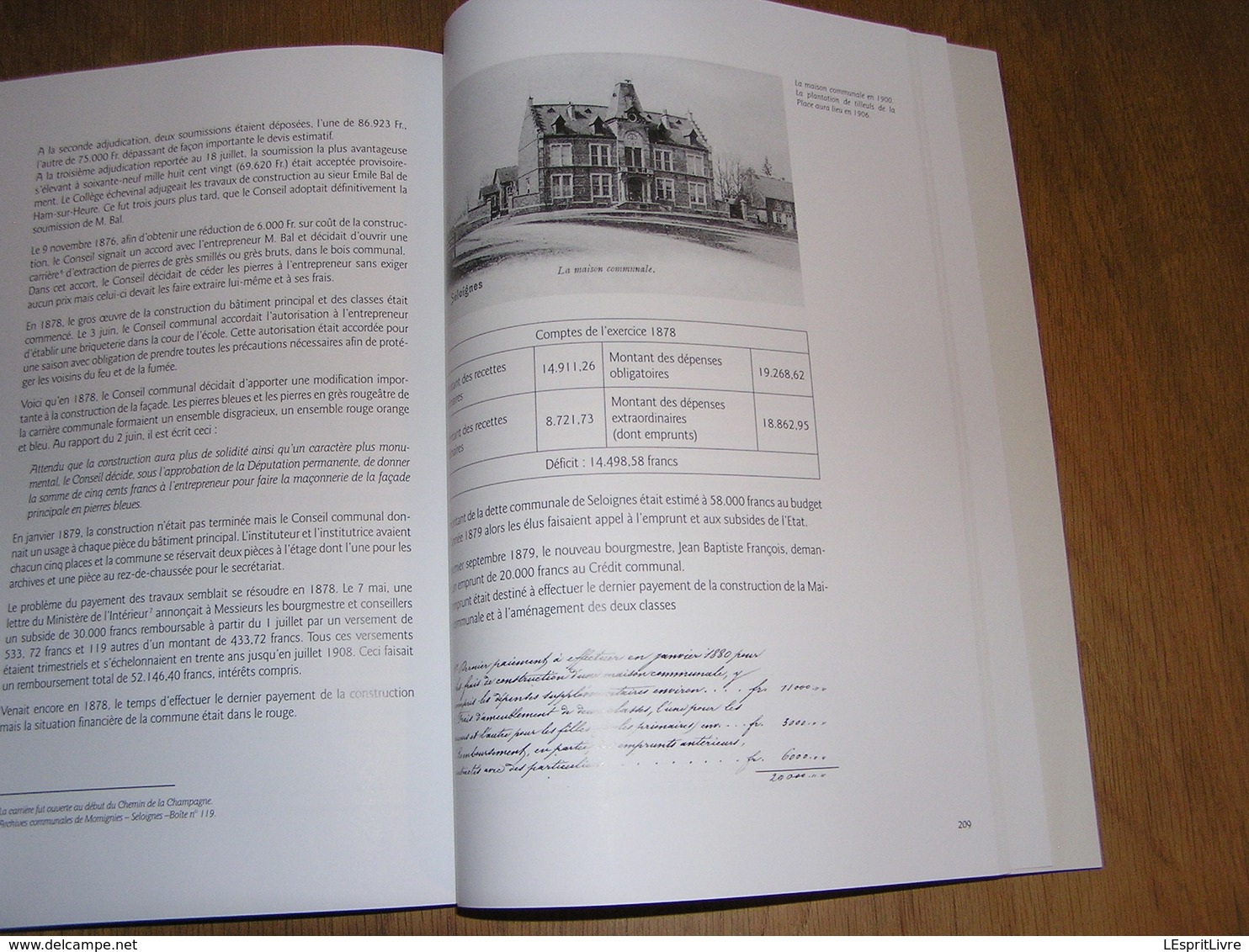 SELOIGNES ET FORGE PHILIPPE Régionalisme Gare Saboterie Forges Fourneau Laiterie Maison Communale Histoire Industrie