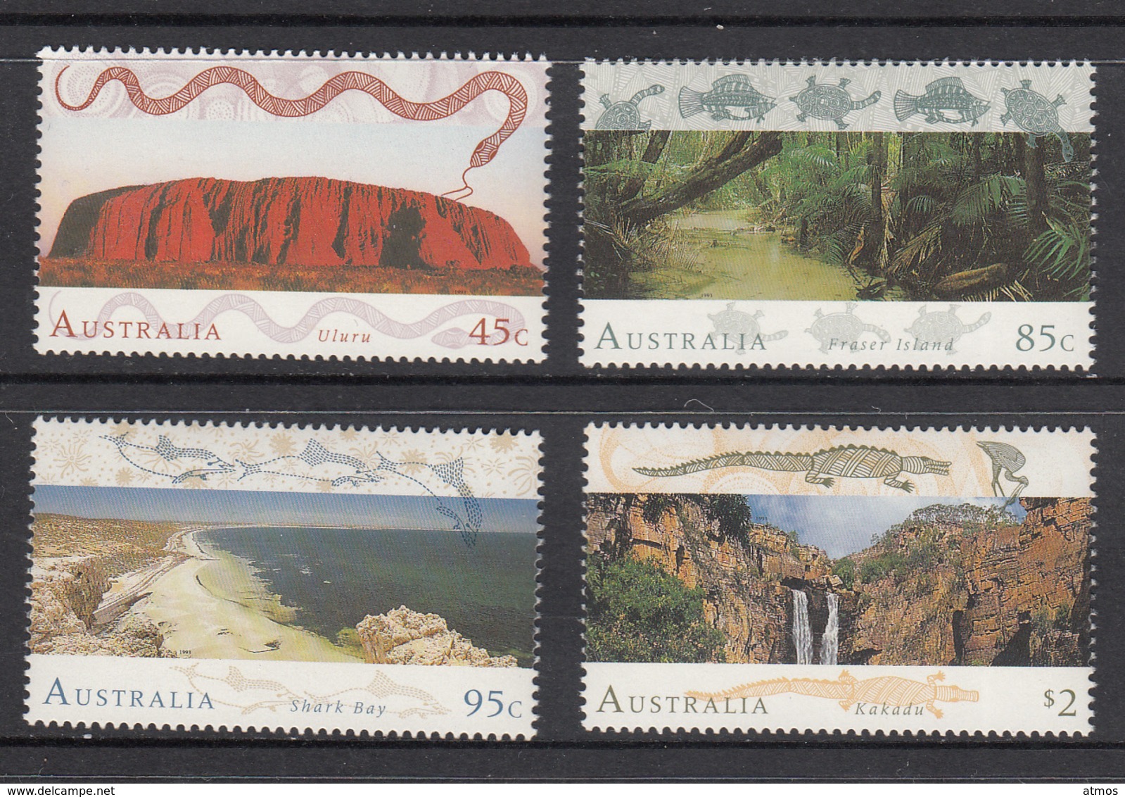 Australia MNH Michel Nr 1335/38 From 1993 / Catw 8.50 EUR - Ongebruikt