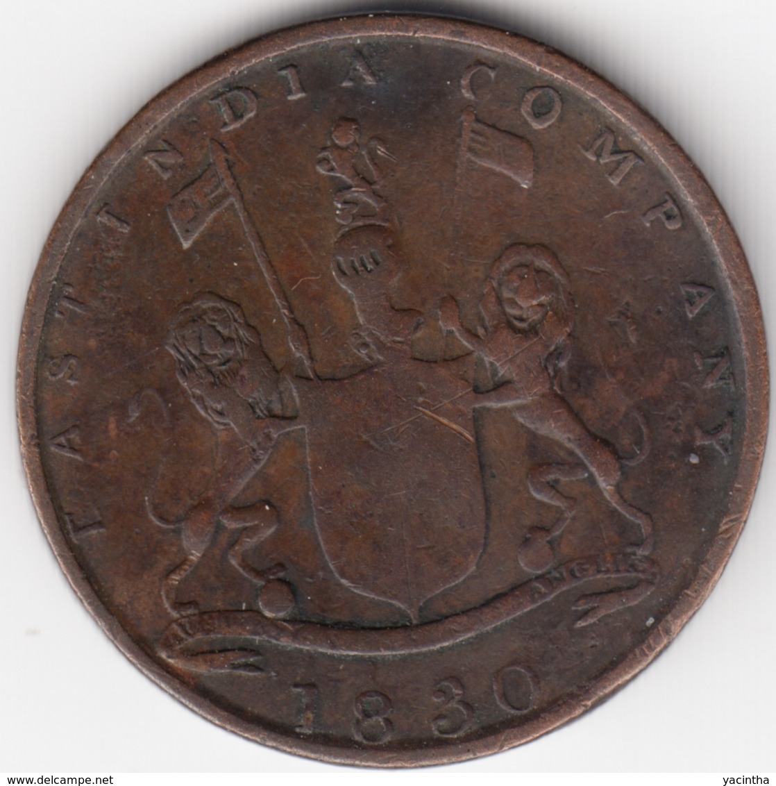 East India Company 1/4 Anna 1830     (4591) - Indien