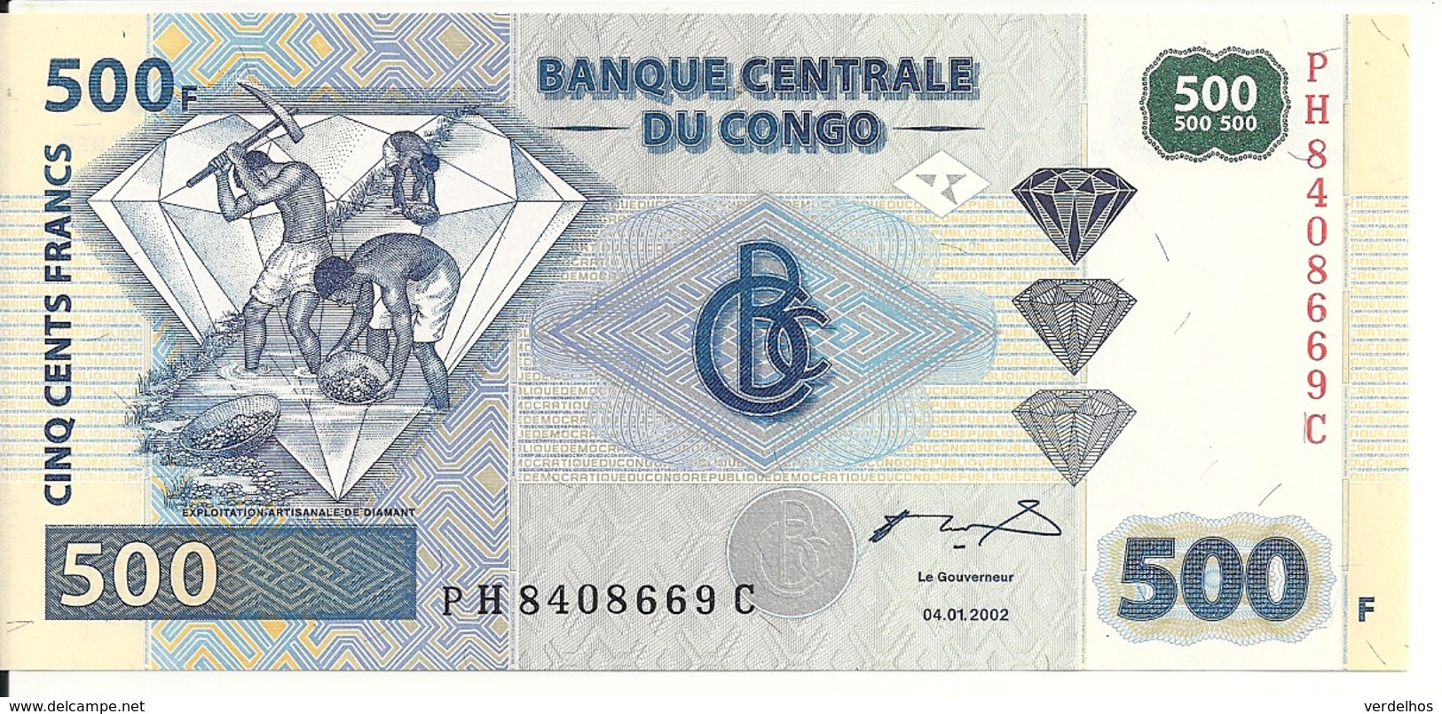 CONGO 500 FRANCS 2002 UNC P 96 - Non Classés