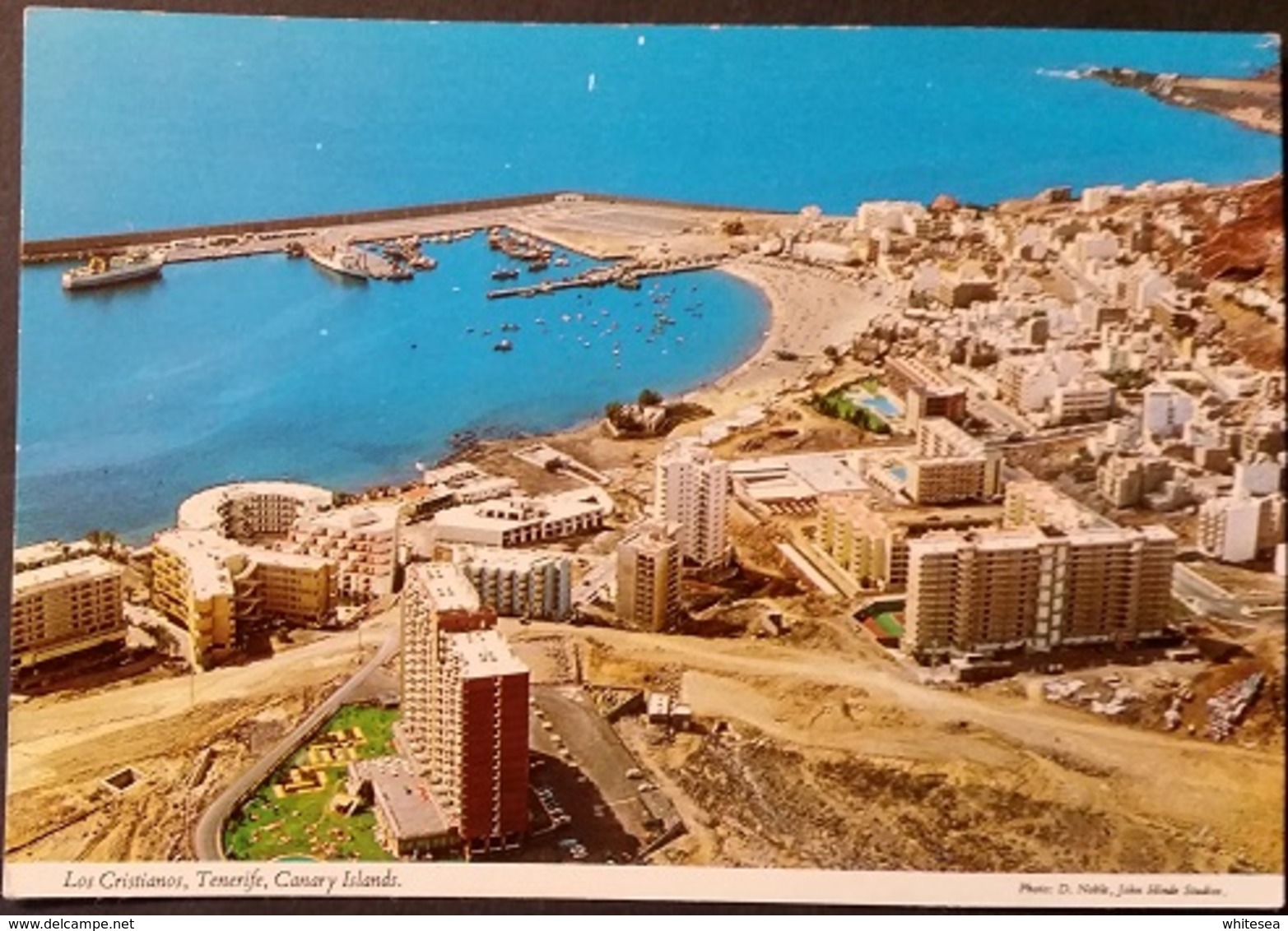 Ak Spanien - Tenerife - Los Cristianos - Panorama - Luftaufnahme - Tenerife