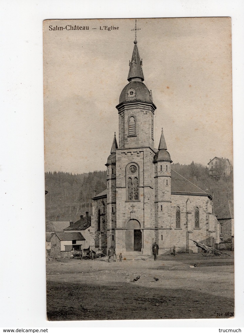 8 - VIELSALM - SALM-CHÂTEAU  -  L'église - Vielsalm