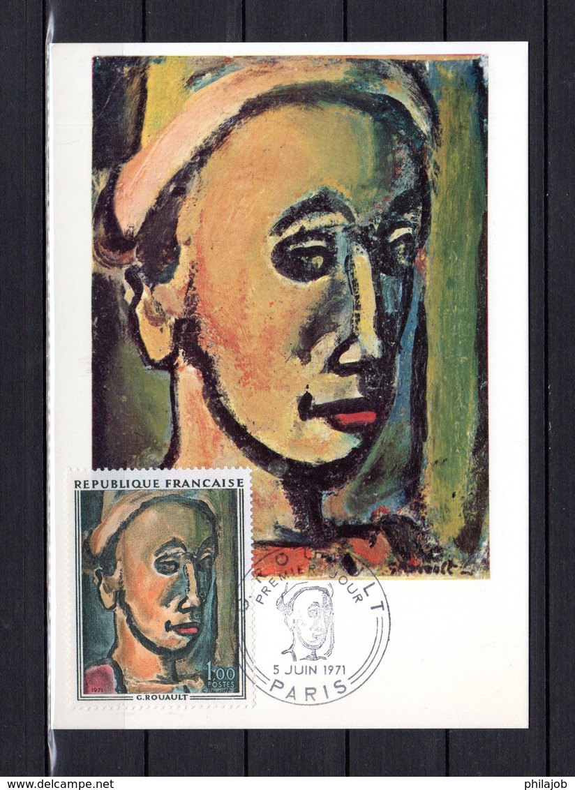 " SONGE CREUX De ROUAULT " Sur Carte Maximum De 1971. N° YT 1673 Parfait état. CM - Otros & Sin Clasificación