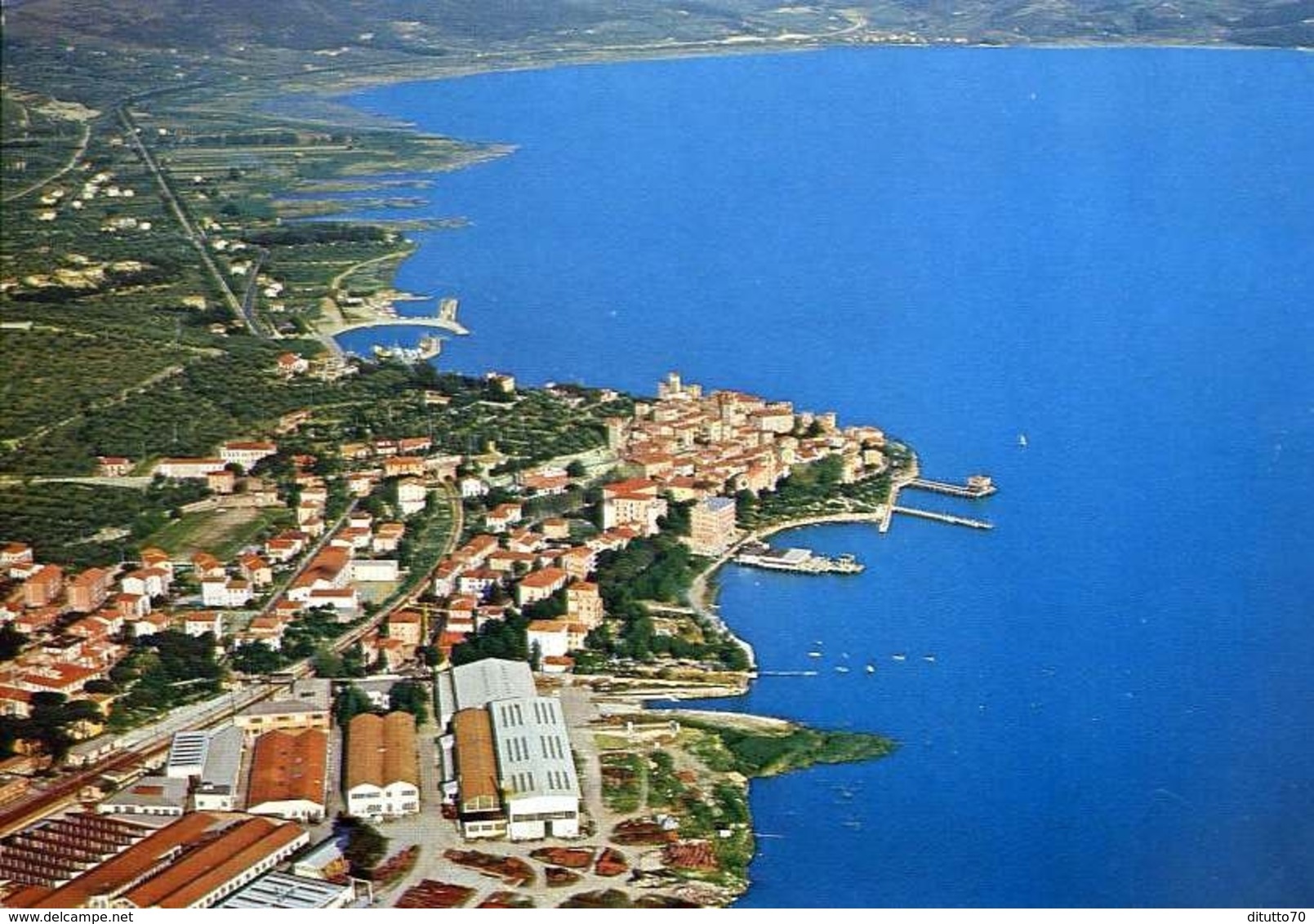 Lago Trasimeno - Panorama - 58348 - Formato Grande Non Viaggiata – E 10 - Perugia