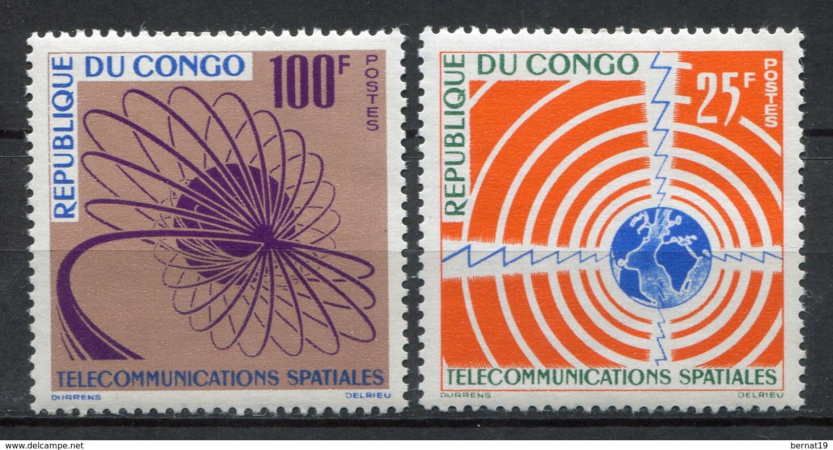 Congo 1963. Yvert 154-55 ** MNH. - Nuevas/fijasellos