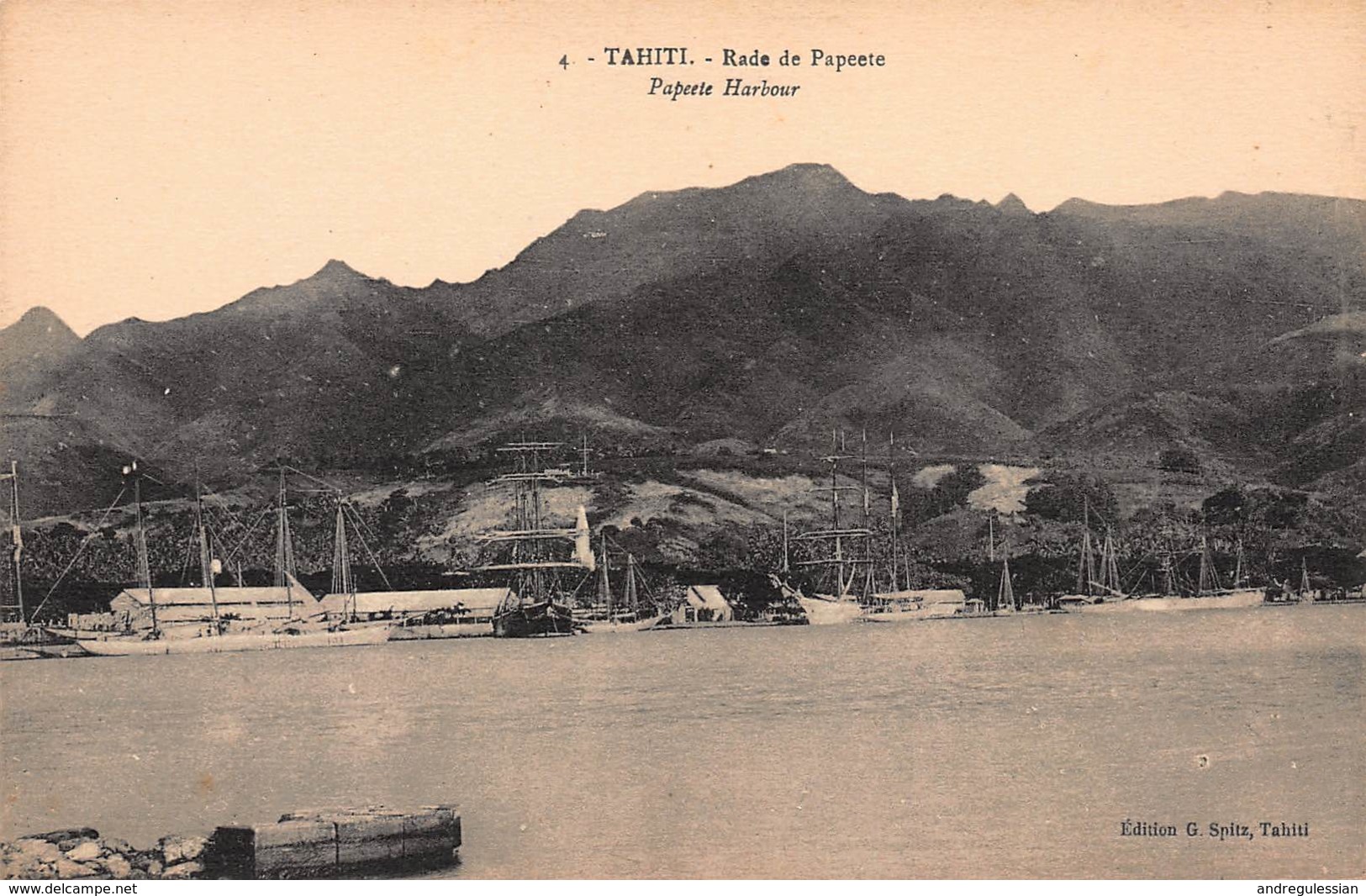 CPA TAHITI - Rade De PAPEETE - Papeete Harbour - Tahiti