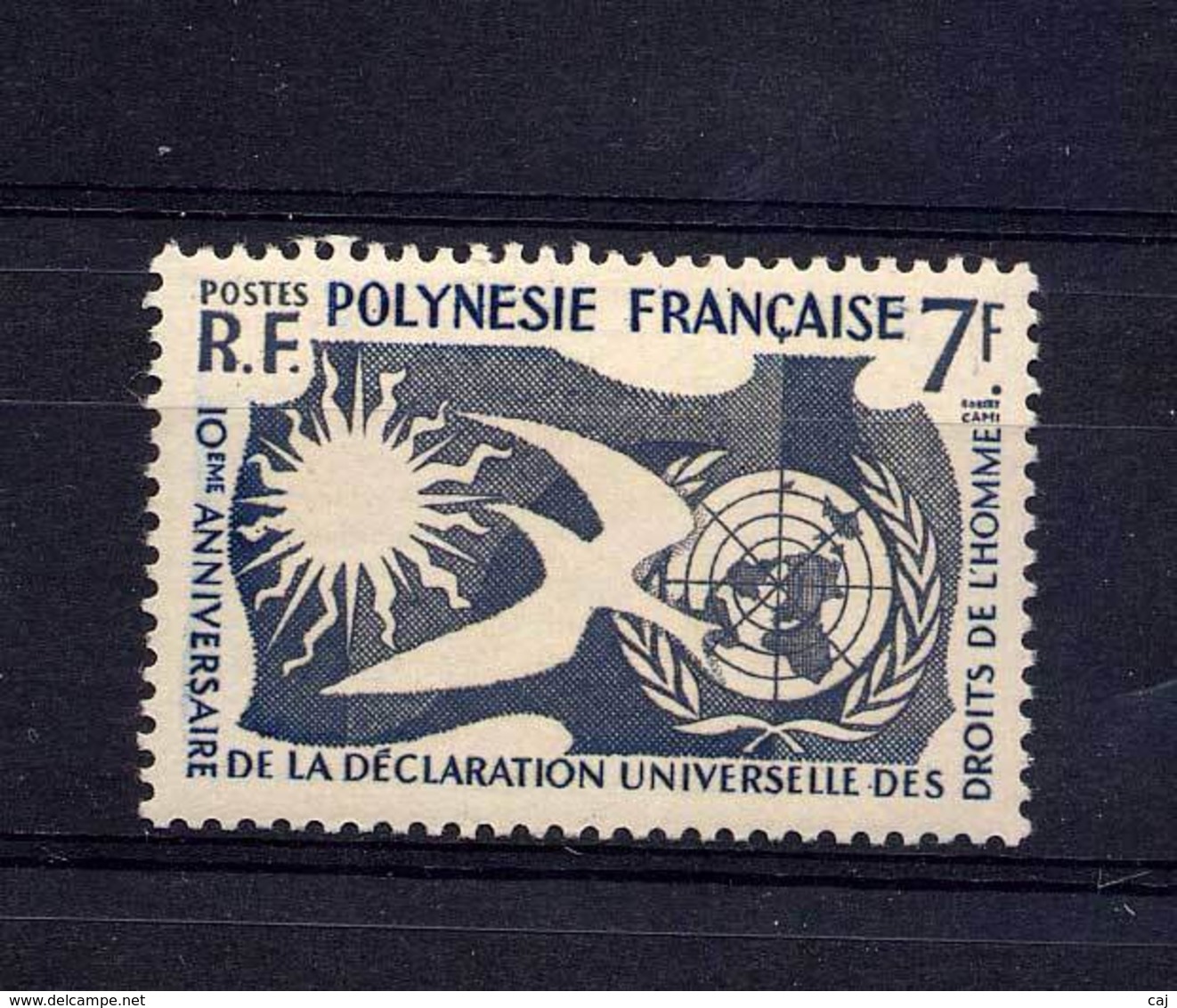Polynésie  -  1958  :  Yv  12  ** - Neufs