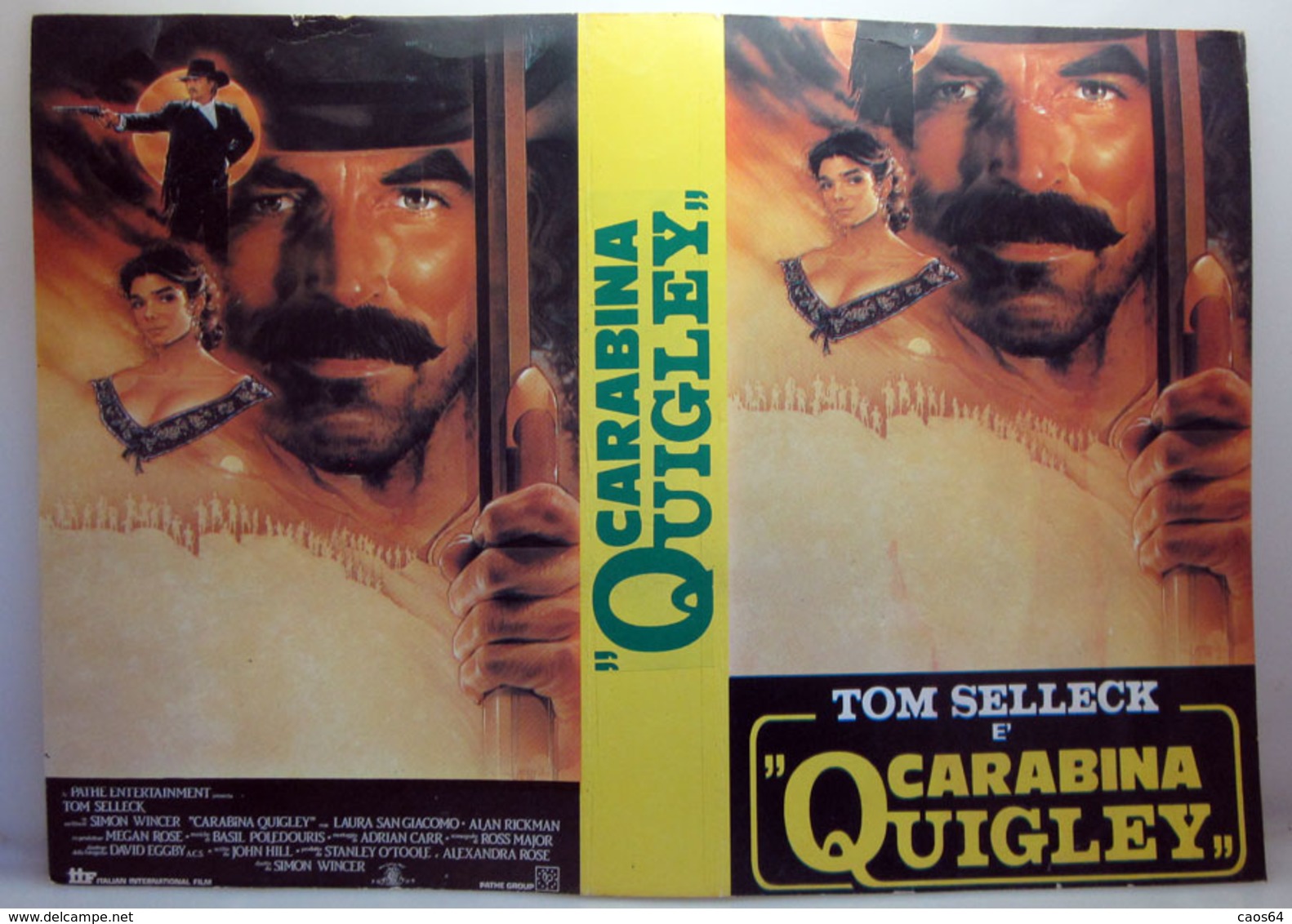 COVER VHS CARABINA QUIGLEY Original NO VHS - Autres & Non Classés