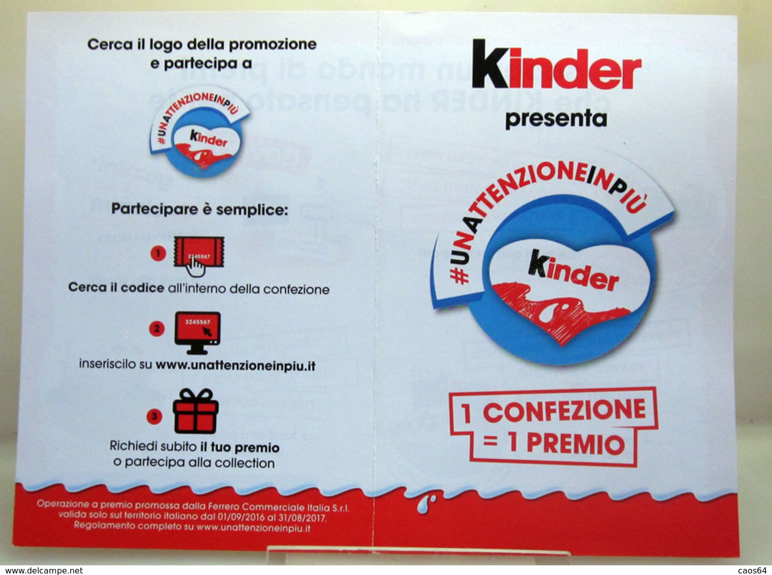 KINDER DEPLIANT - Altri & Non Classificati