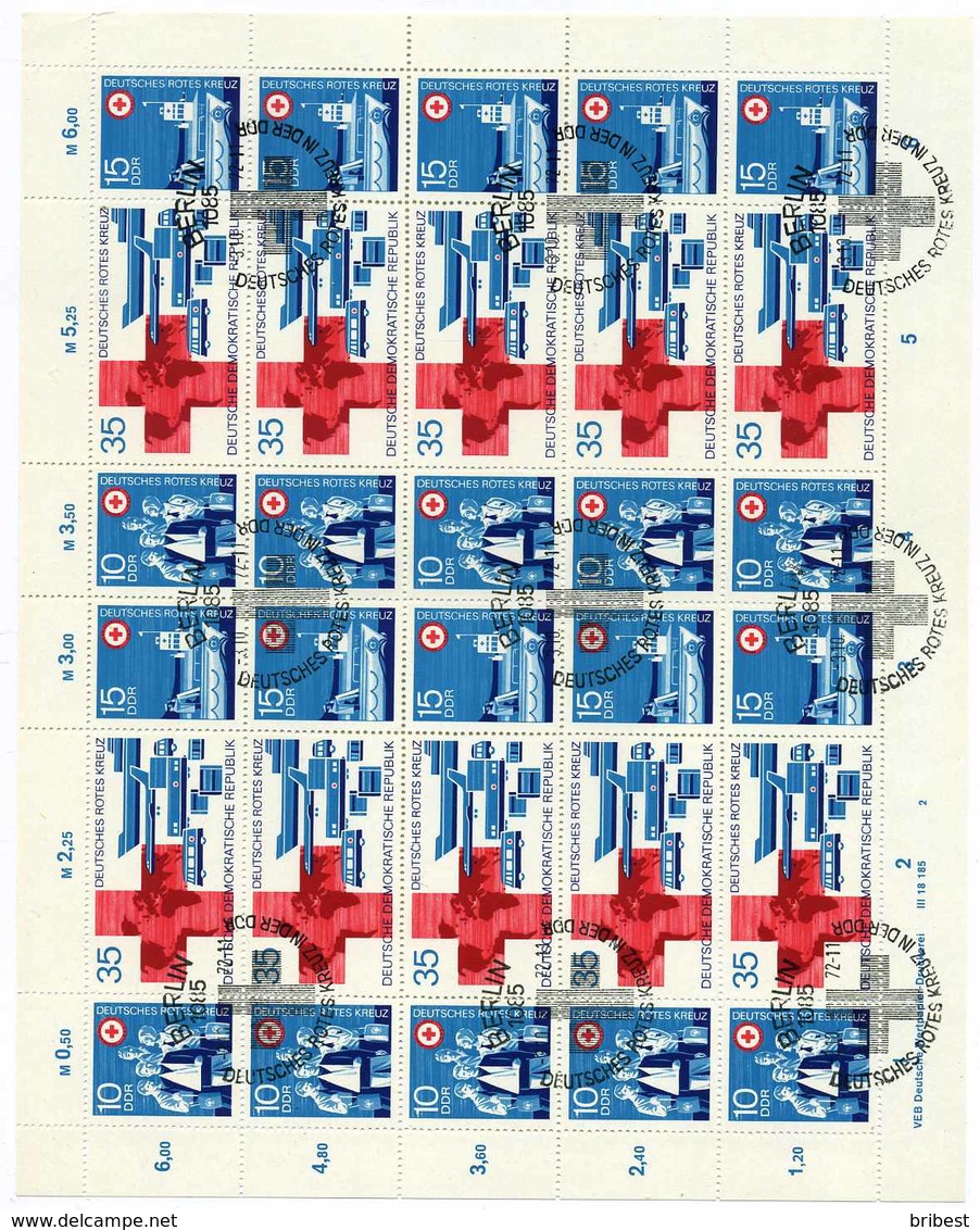 DDR 1972 Nr 1789-1791 Gestempelt (700762) - Sonstige & Ohne Zuordnung