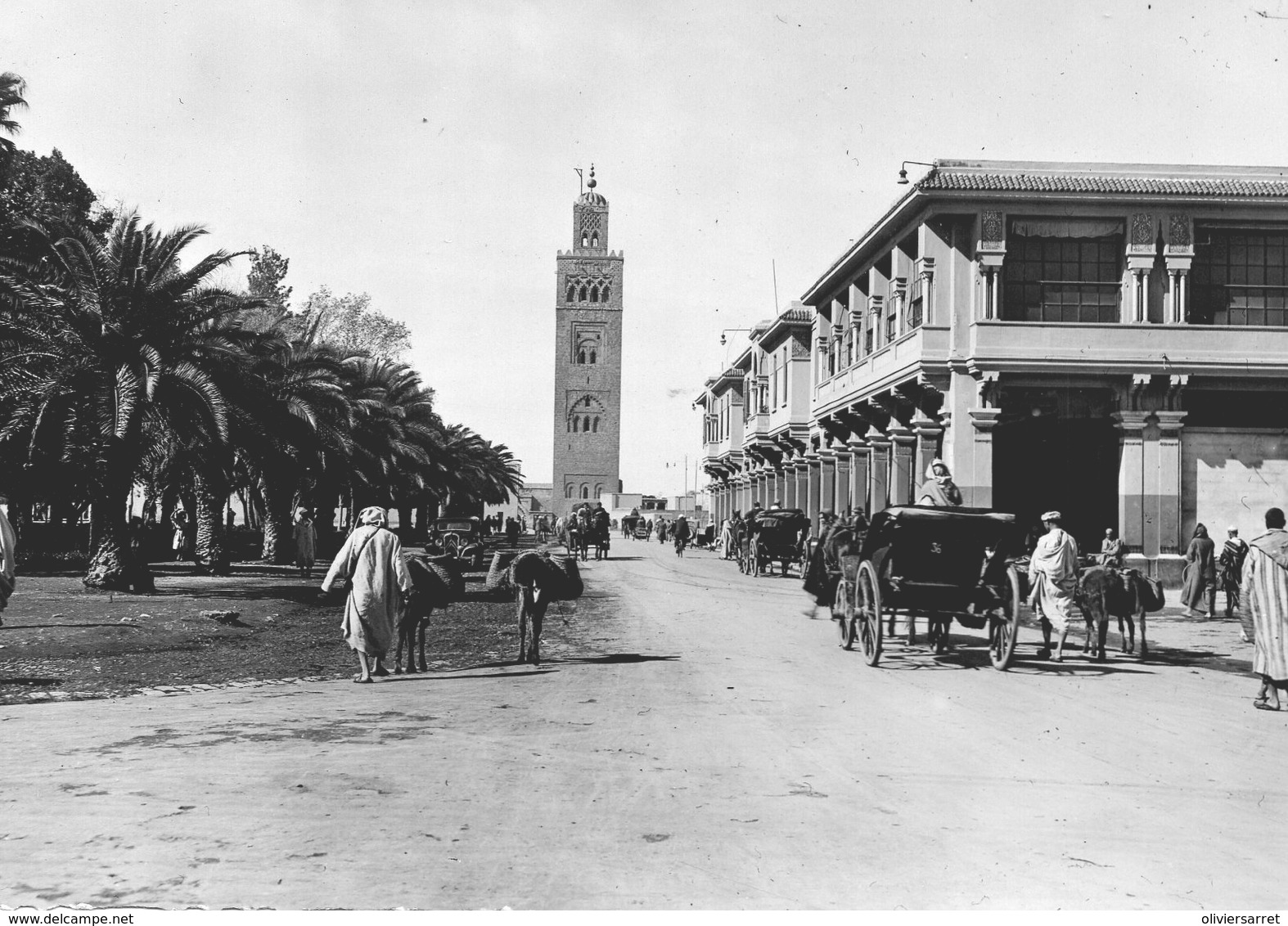 Maroc  Marrakech Avenue De La Koutoubia - Marrakech