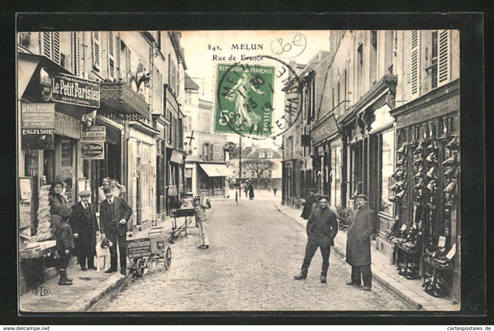 CPA Melun, Rue De France - Melun