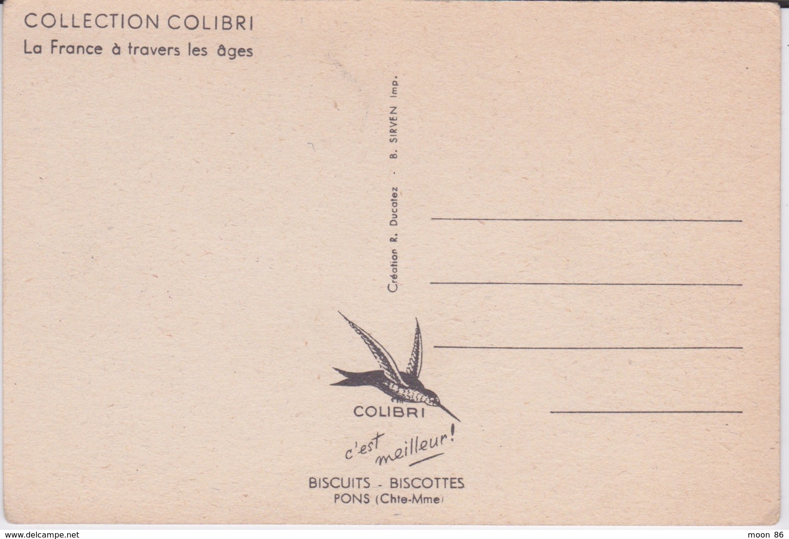 CHROMO - N 5 GUERRIERS GAULOIS  La France à Travers Les âges - Collection Colibri Biscuits Biscottes - Pons 17 - - Other & Unclassified