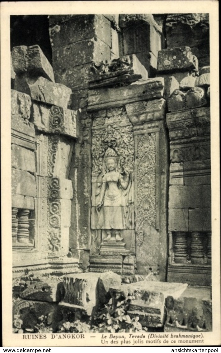 Cp Kambodscha, Angkor, Le Bayon, Tevada, Divinite Brahmanique - China