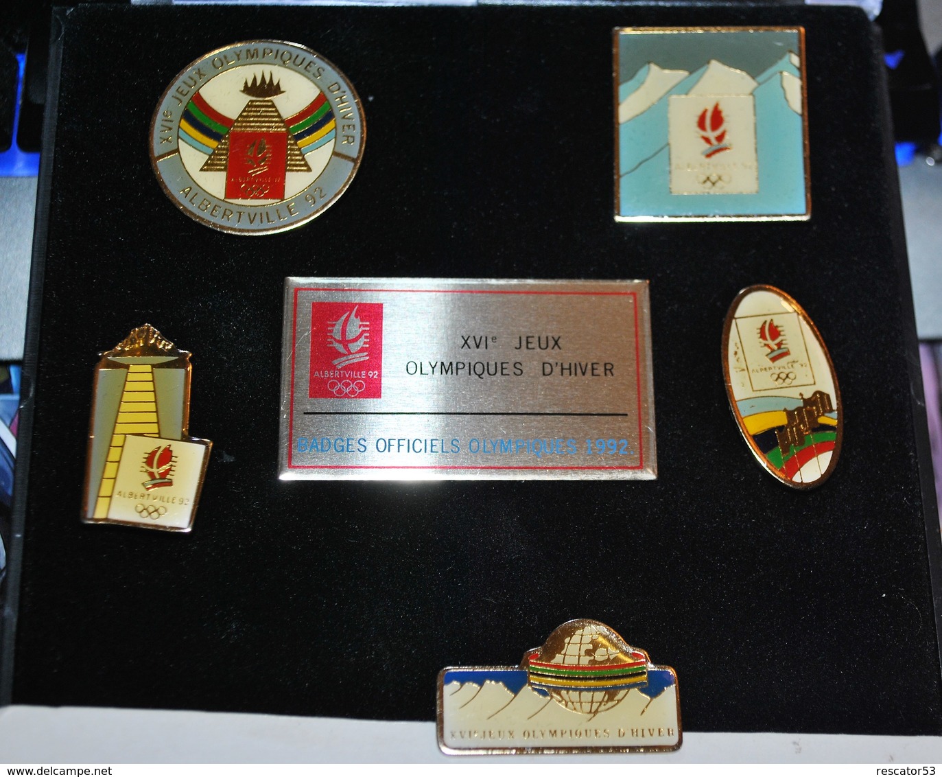 Rare Coffret Commémoratif Jeux Olympiques Albertville 92 Véhicule Renault - Olympic Games