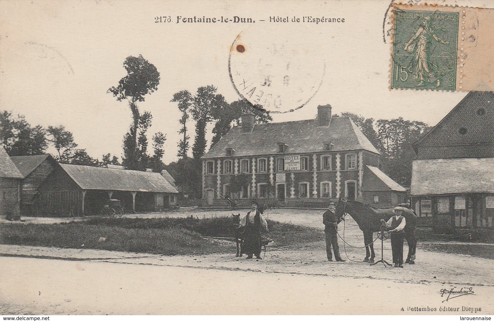 76 - FONTAINE LE DUN - Hôtel De L' Espérance - Fontaine Le Dun