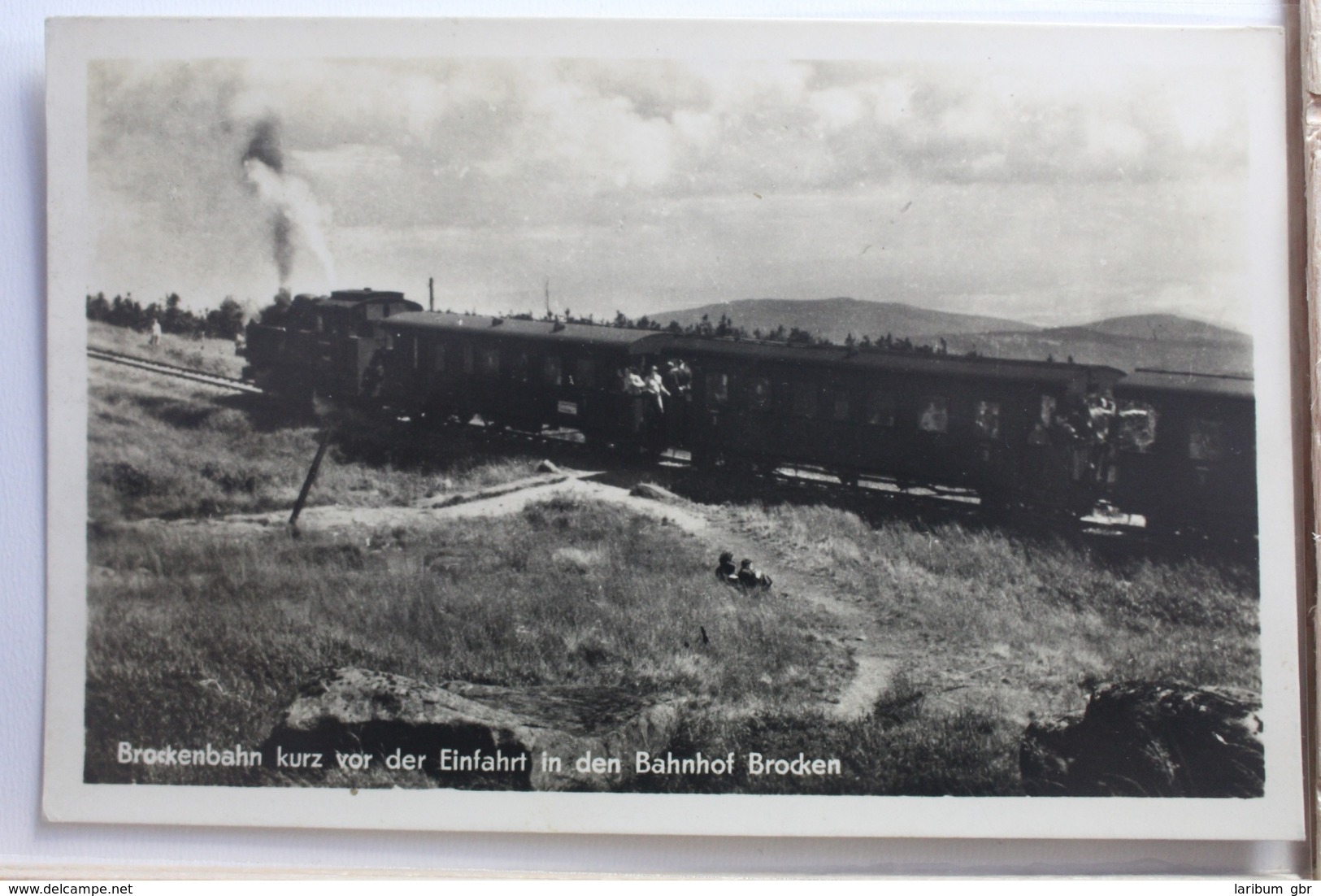 AK Brocken Bockenbahn Kurz Vo Der Einfahrt In Den Bahnhof 1955 Gebraucht #PE657 - Sonstige & Ohne Zuordnung