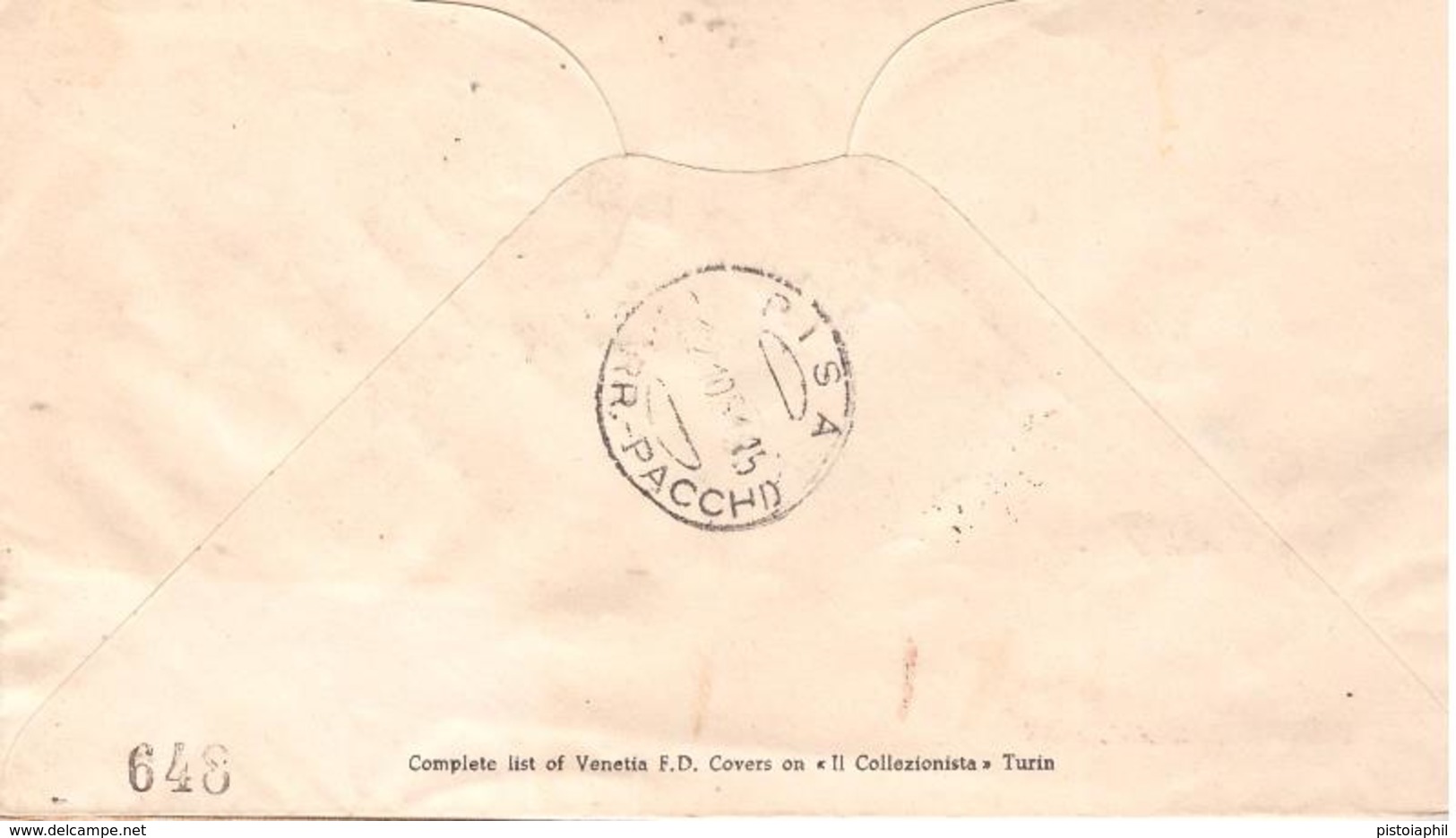 Fdc Venetia: FRANCOBOLLO SARDO (1951); Viaggiata - Marcophilia