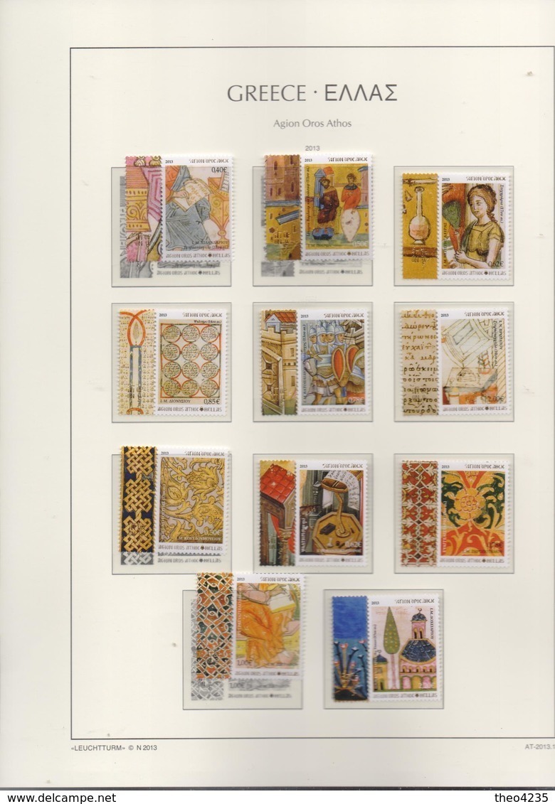 GREECE STAMPS AGION OROS(MOUNT ATHOS)FULL YEAR 2013 -MNH - Annate Complete