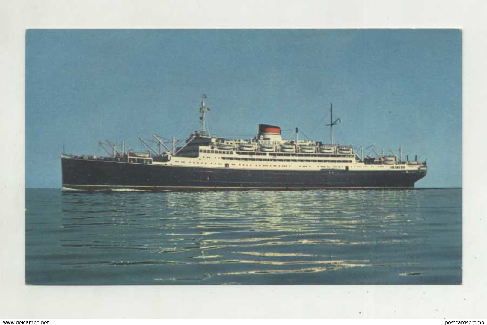 VULCANIA, SATURNIA , Italia, Societá Di Navigazione, Genova  ( 2 Scans) - Dampfer