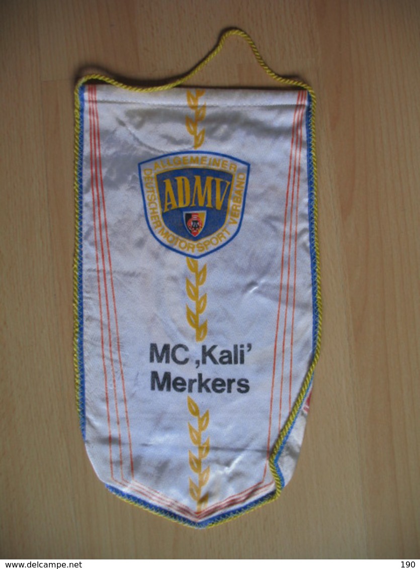 MOTOCROSS.MOTO CROSS.Flag.DDR.MC Kali Merkers.ADMV - Bekleidung, Souvenirs Und Sonstige